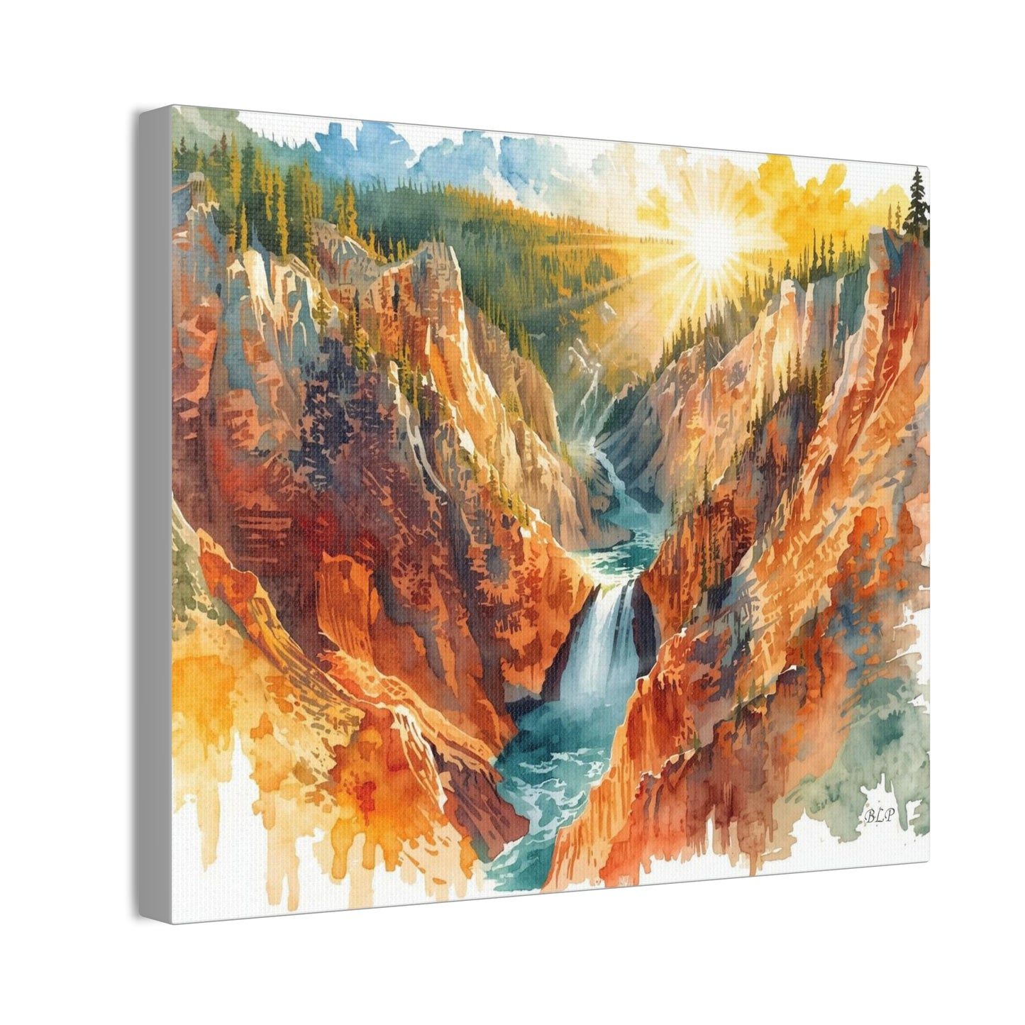 River Canyon - Canvas Stretched, 0.75" - Wall Art 2026 - Scenes