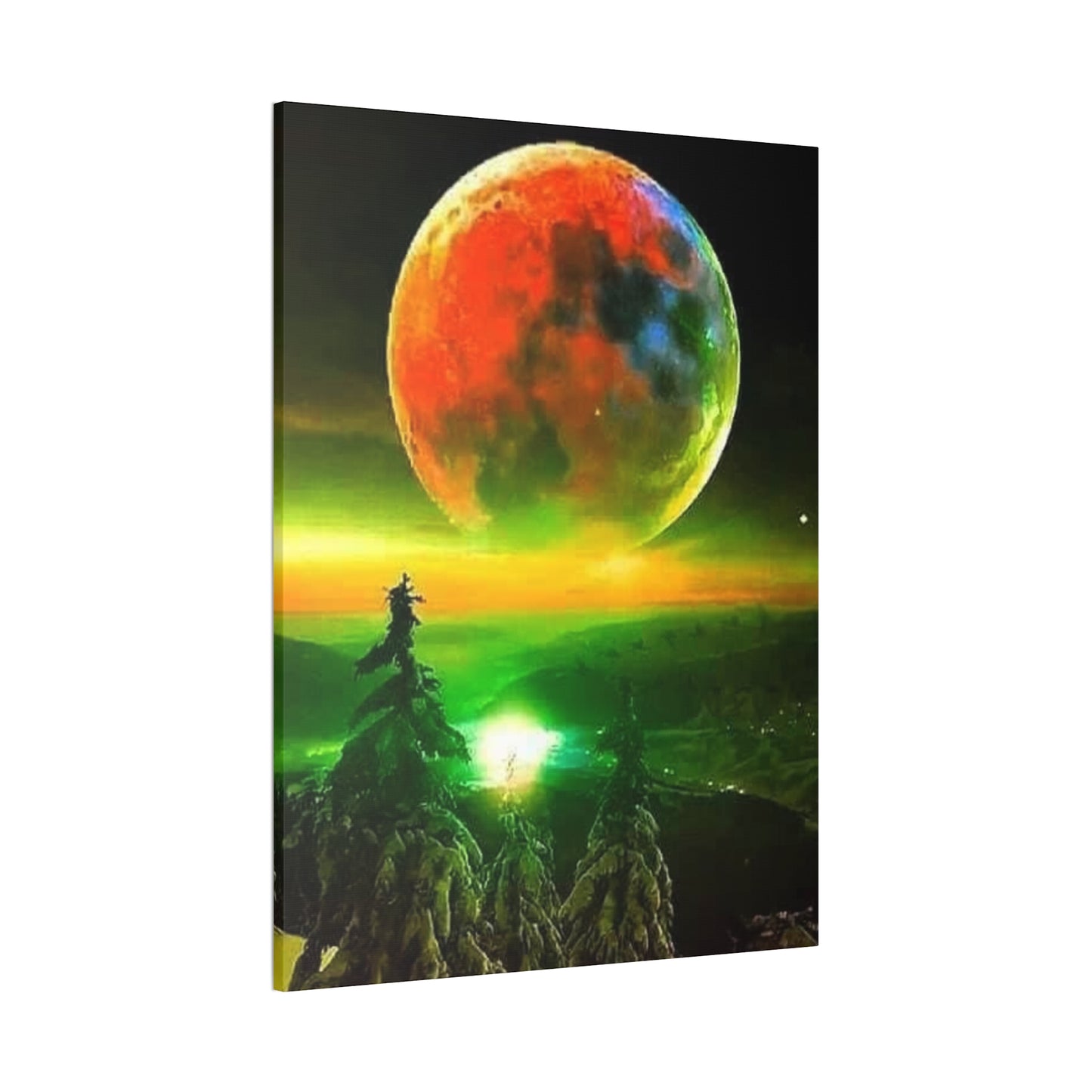 Harvest Moon - Canvas Stretched, 0.75"