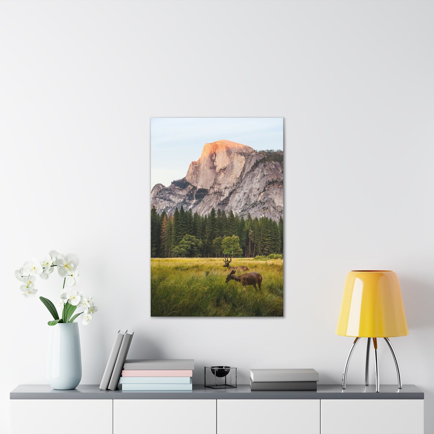 Half Dome Meadow - Canvas Stretched, 0.75"