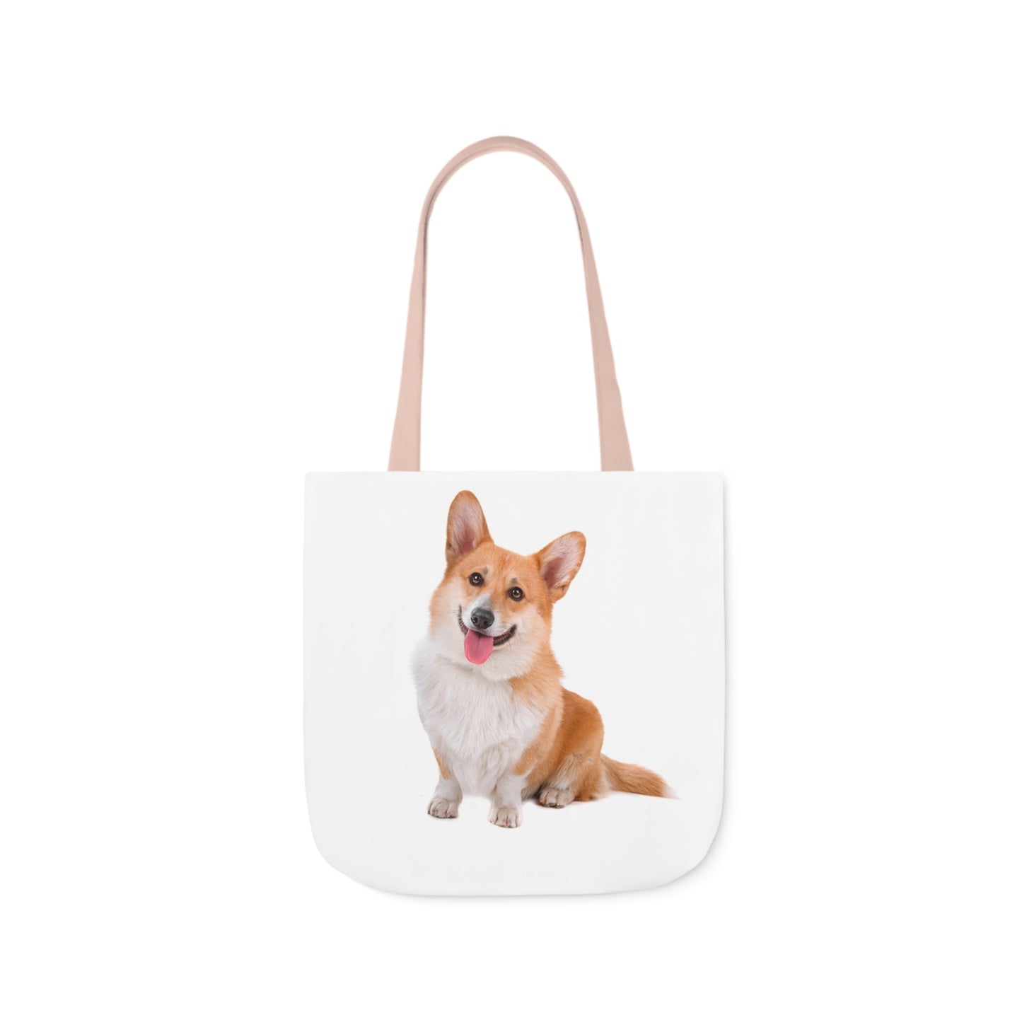 Corgi 1 - Canvas Tote Bag, 5-Color Straps