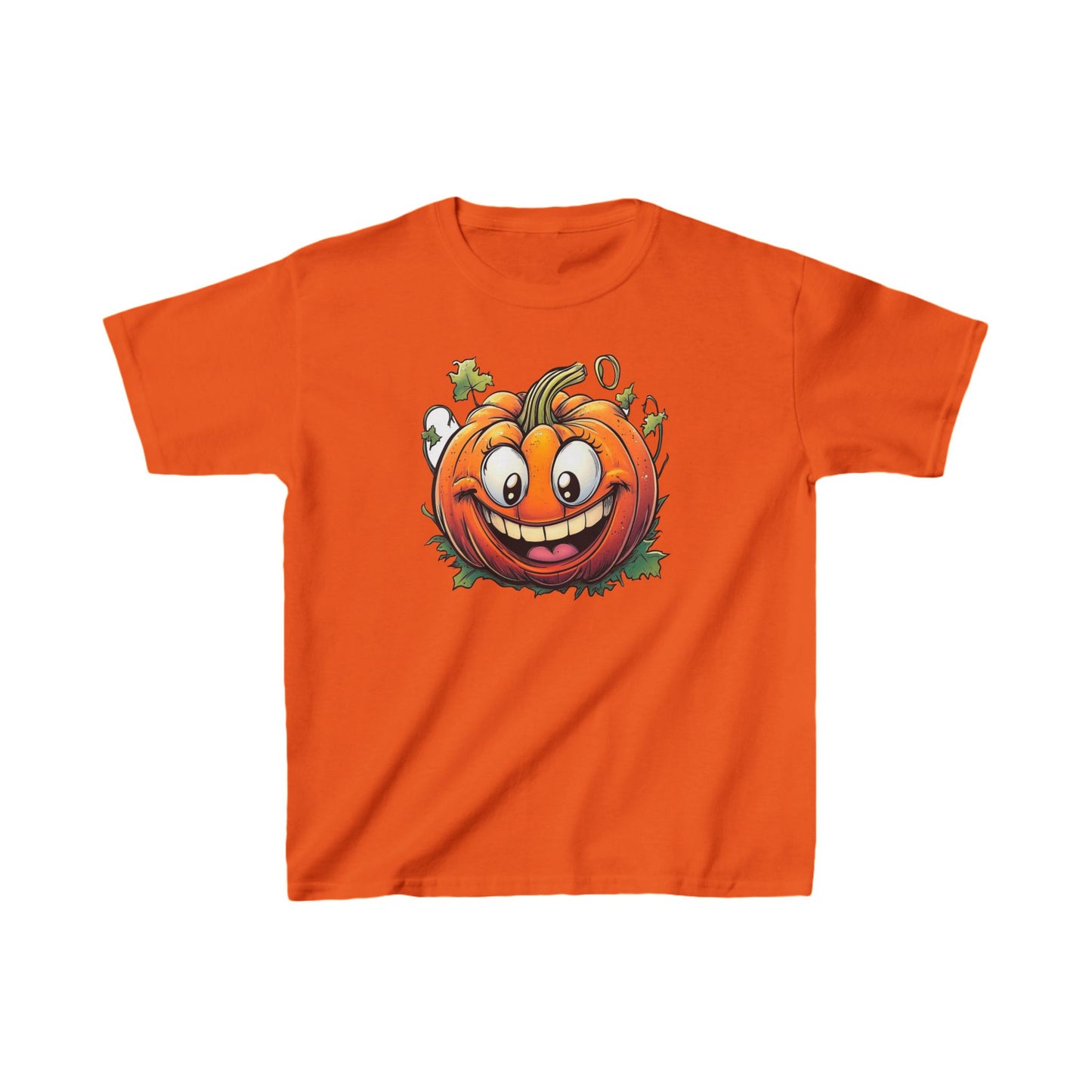 Kids - Happy Pumpkin -  Heavy Cotton™ T-Shirts