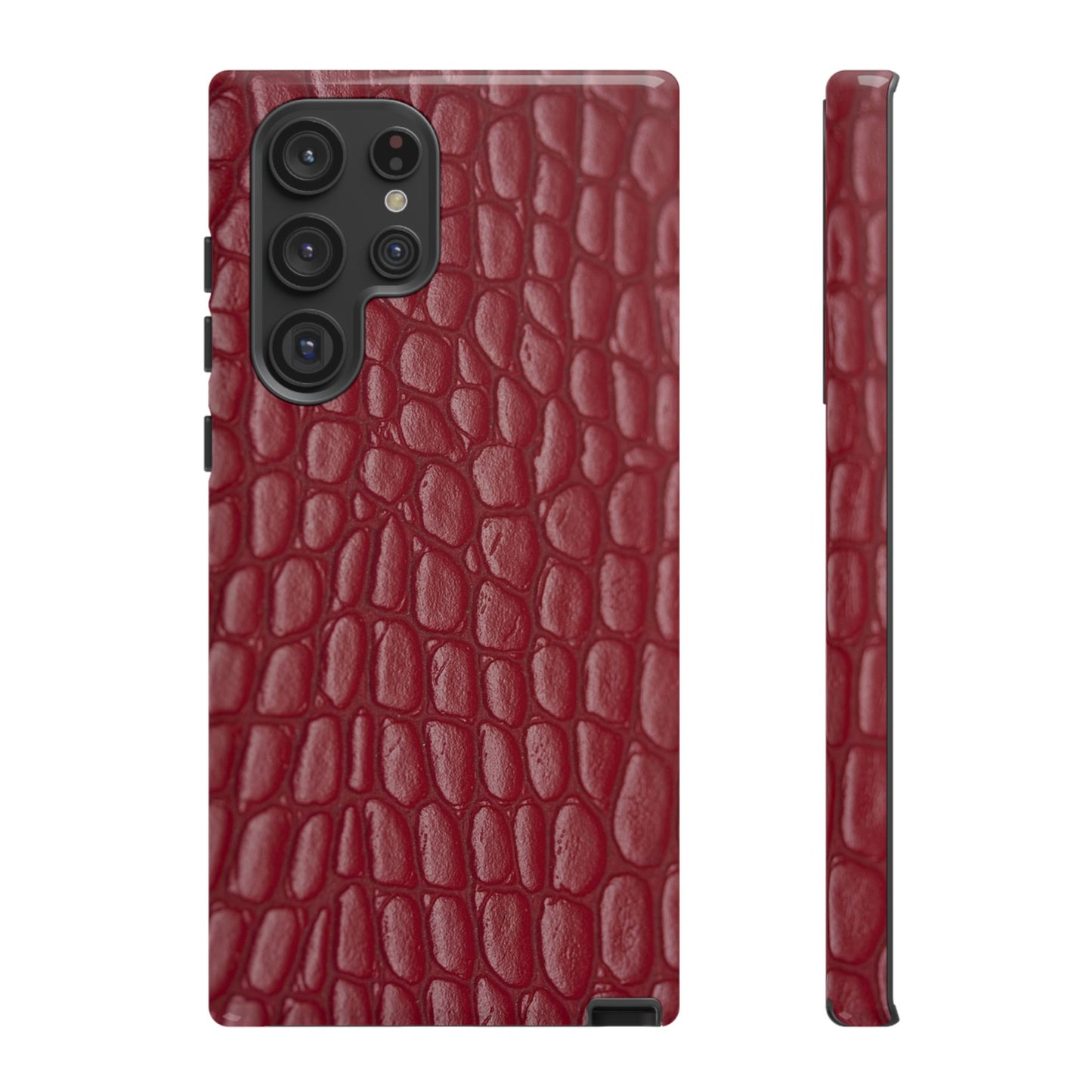 Red Leather - Tough Cases - Whimsical Phone Cases