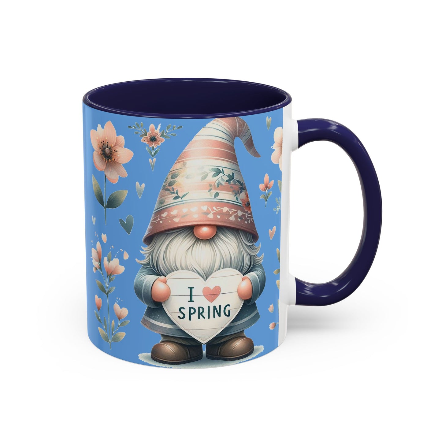 I Love Spring - Accent Coffee Mug (11, 15oz)