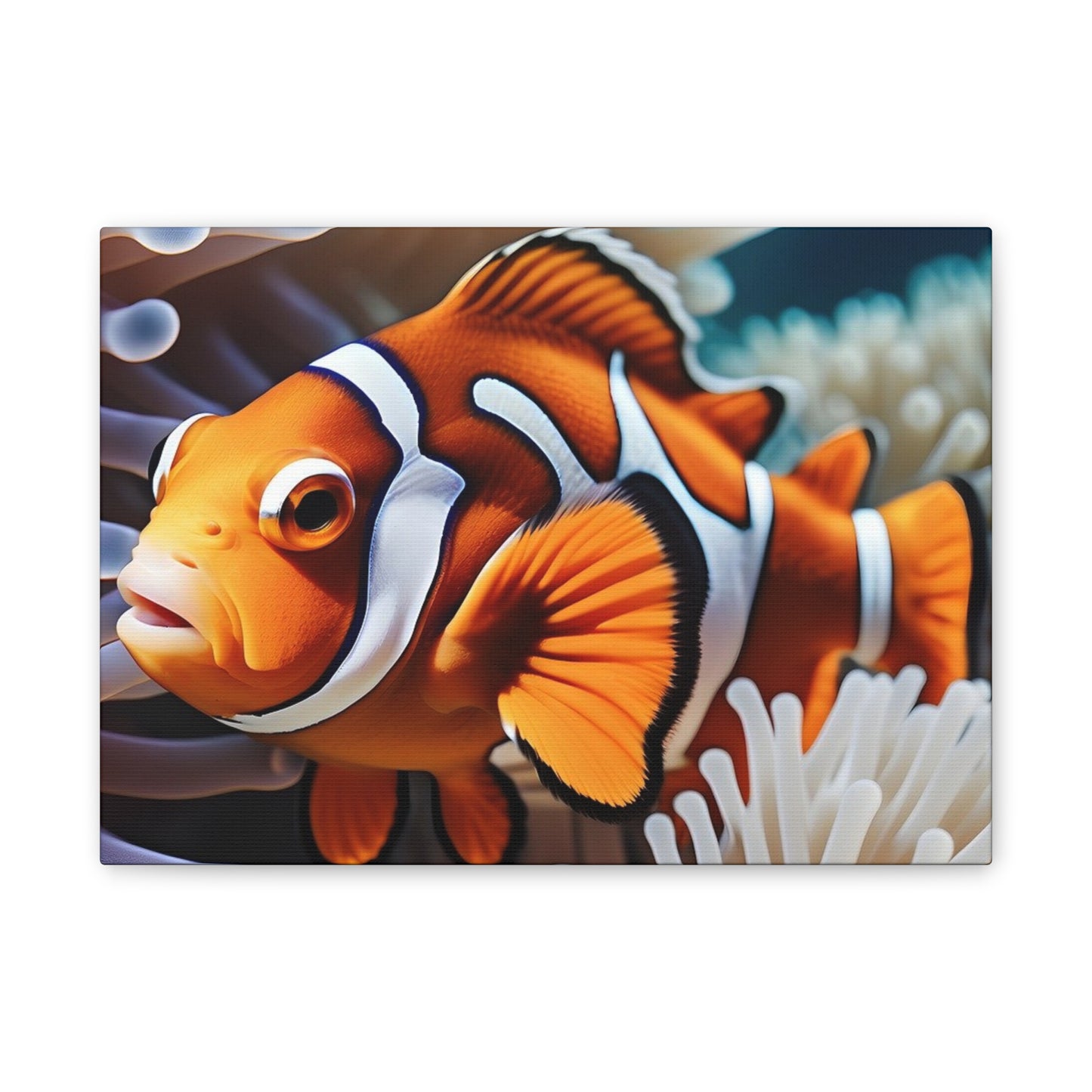 Clown Fish - Canvas Stretched, 0.75"