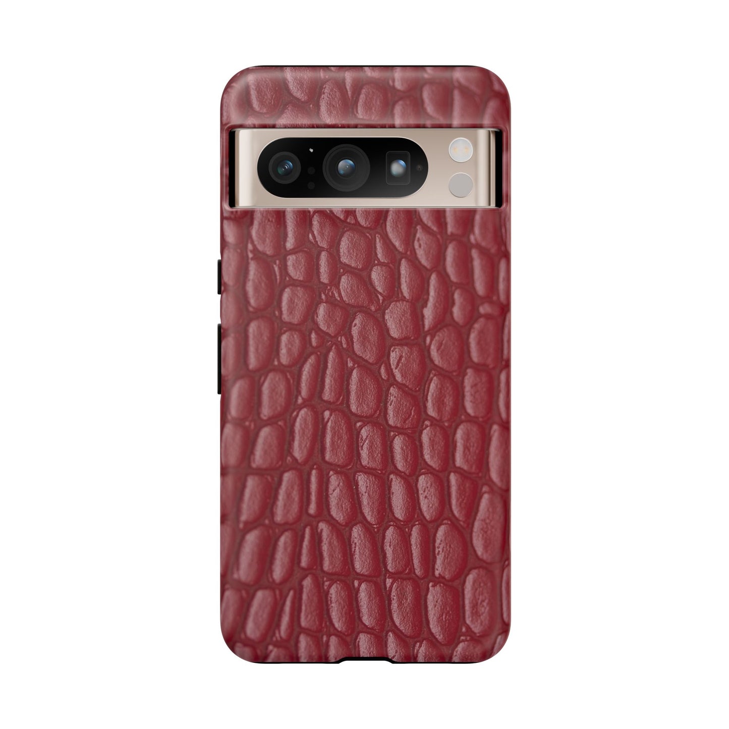 Red Leather - Tough Cases - Whimsical Phone Cases