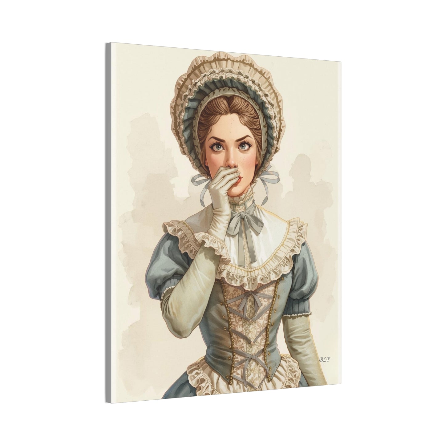 Victorian Woman - Canvas Stretched, 0.75" - 2026 Wall Art - Bathroom Humor