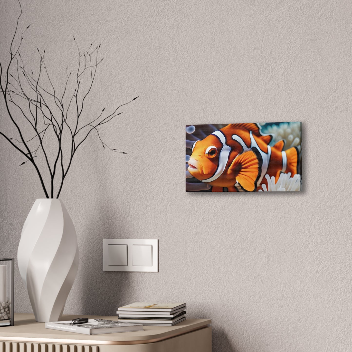 Clown Fish - Canvas Stretched, 0.75"