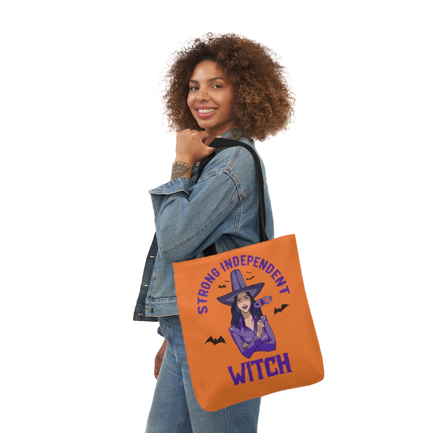 Strong - Canvas Tote Bag, 5-Color Straps - Halloween