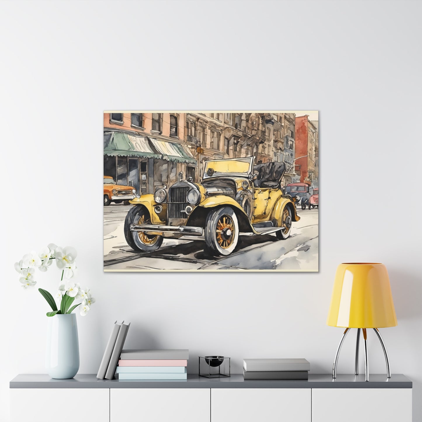 Antique Car - Canvas Stretched, 0.75" - Father's Day