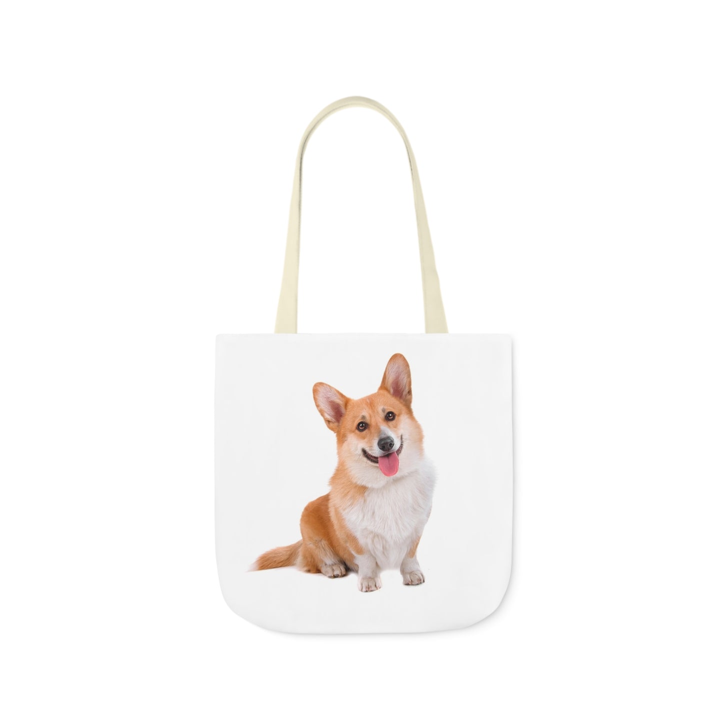 Corgi 1 - Canvas Tote Bag, 5-Color Straps