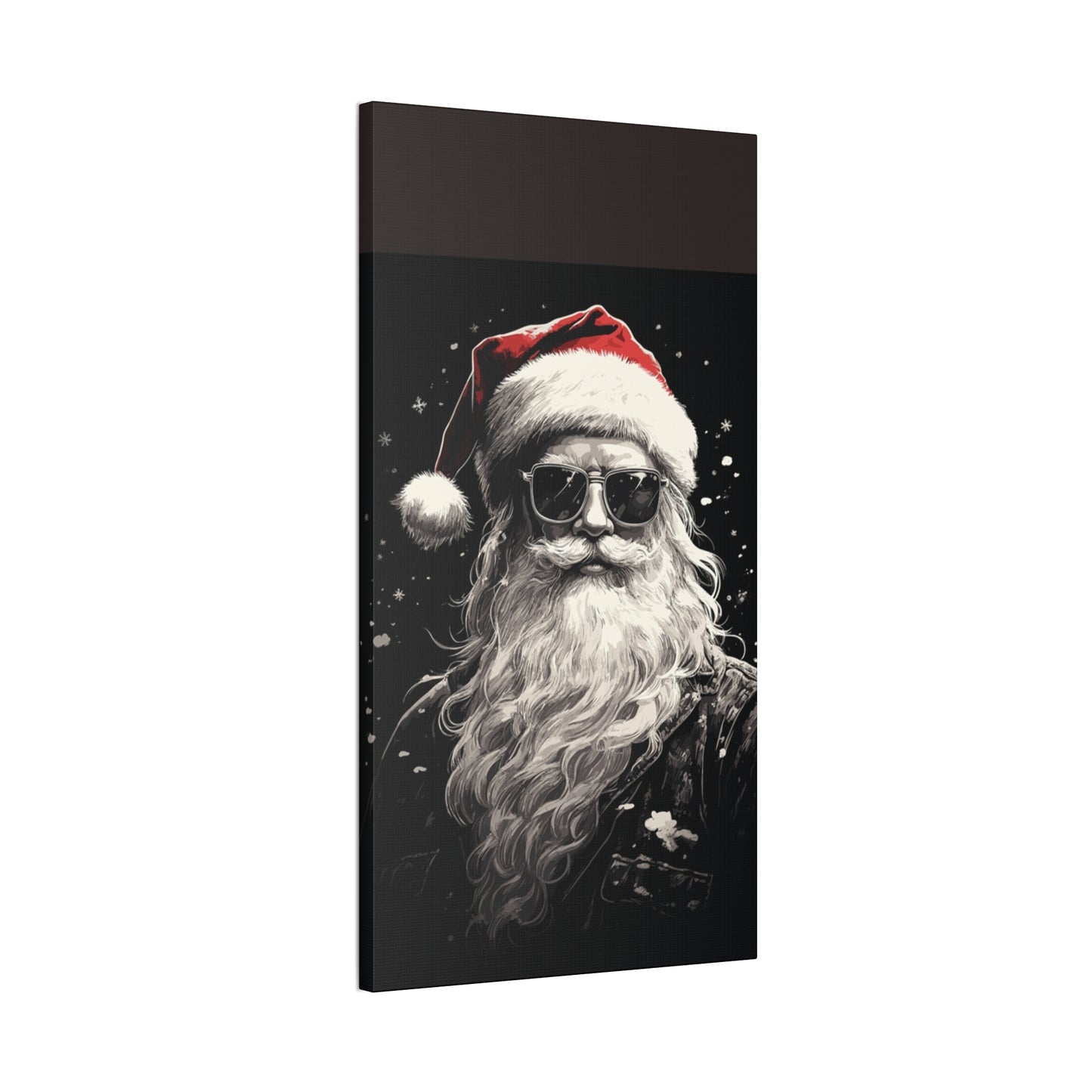 Hip Santa - Canvas Stretched, 0.75" - Christmas