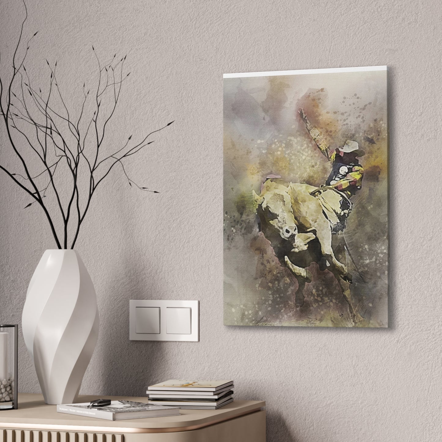 Cowboy PBR - Canvas Stretched, 0.75"