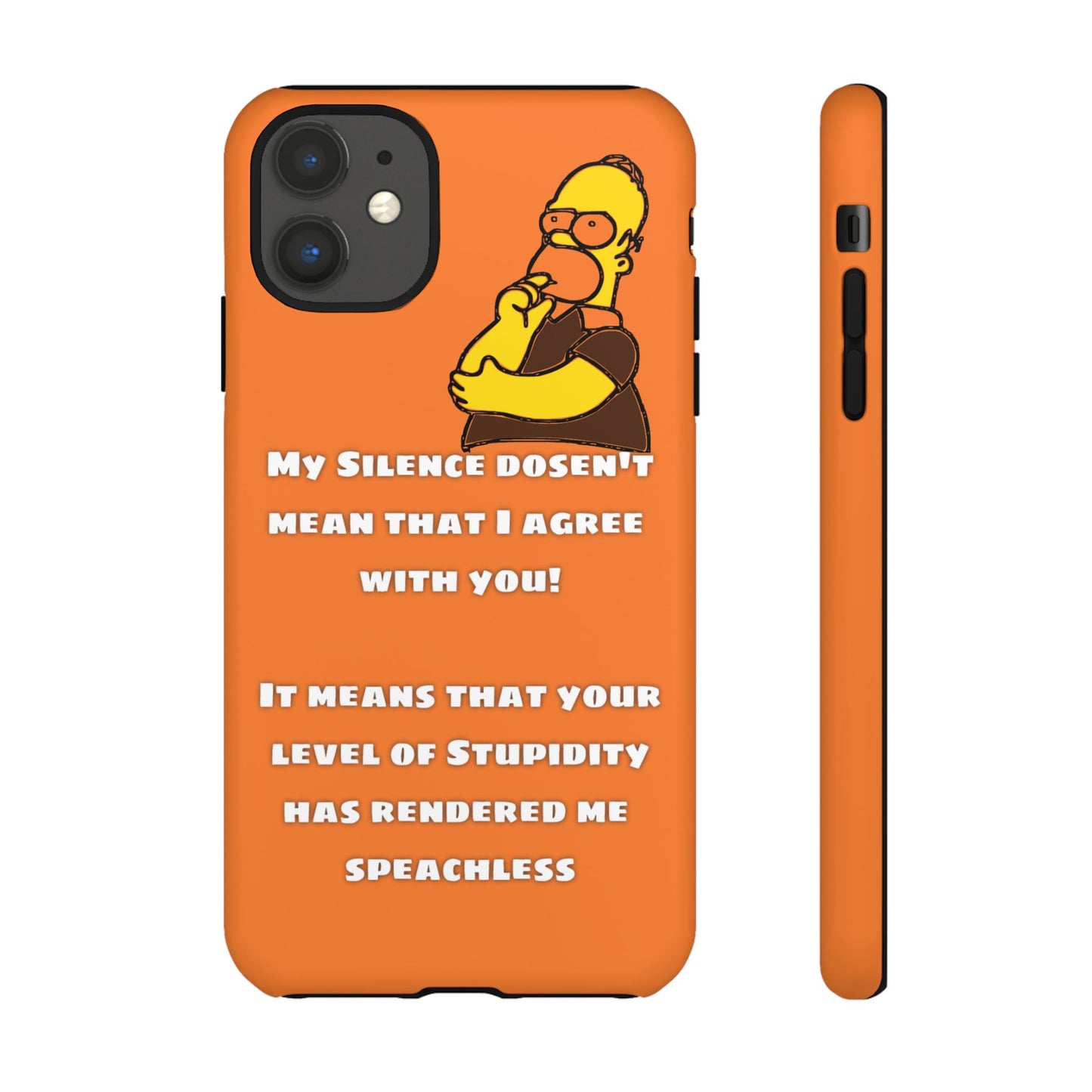 My Silence - Tough Cases - Whimsical Phone Cases