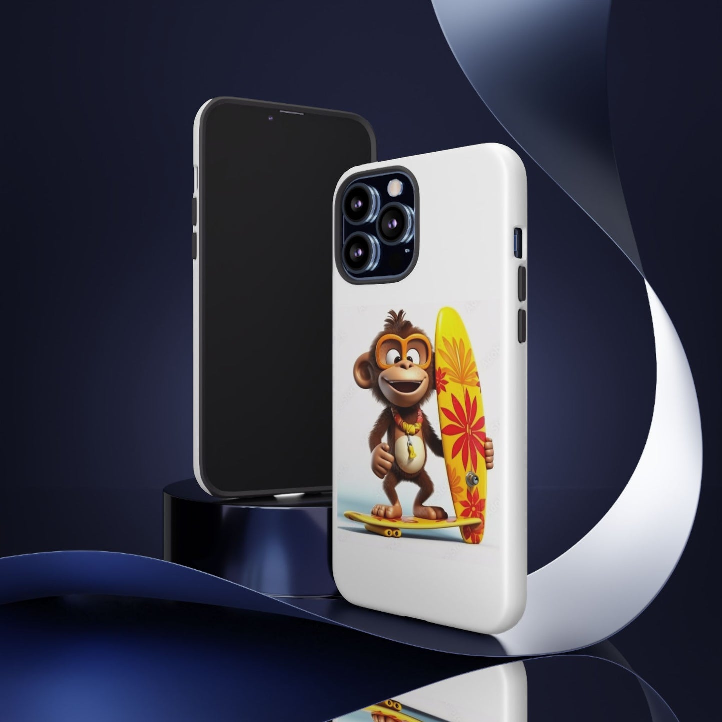 Surfer Monkey -Tough Whimsical Phone Cases