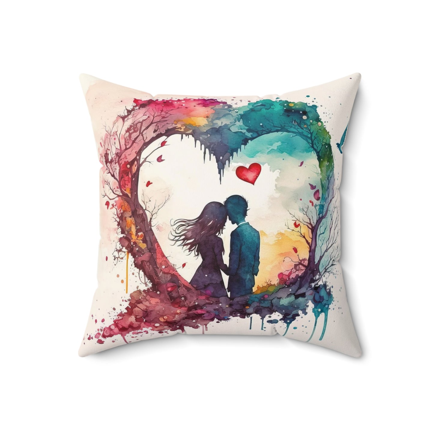 Love - Faux Suede Square Pillow- Mother's Day -  Easter