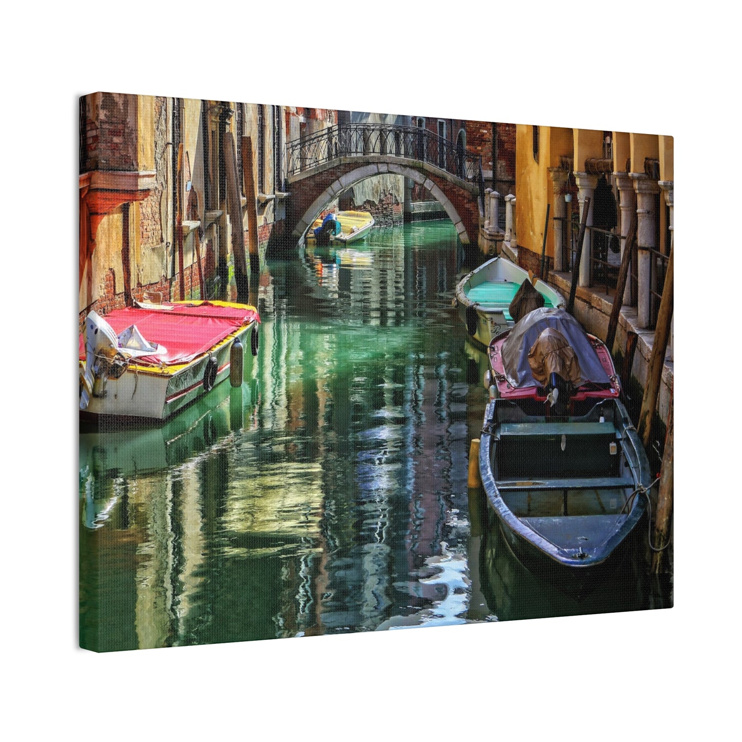 a-Venice Canal 1 - Canvas Stretched, 0.75"