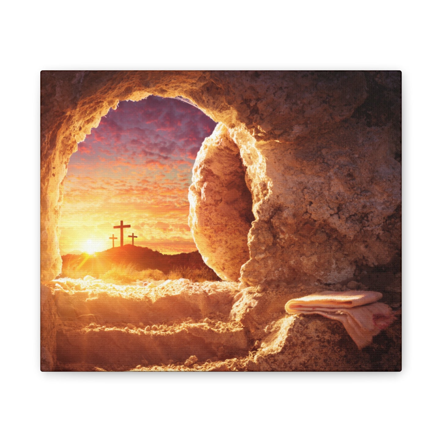 Resurrection - Canvas Stretched, 0.75" - Easter - Mother's Day - Father's Day