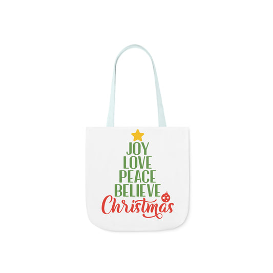 Love - Canvas Tote Bag, 5-Color Straps - Christmas