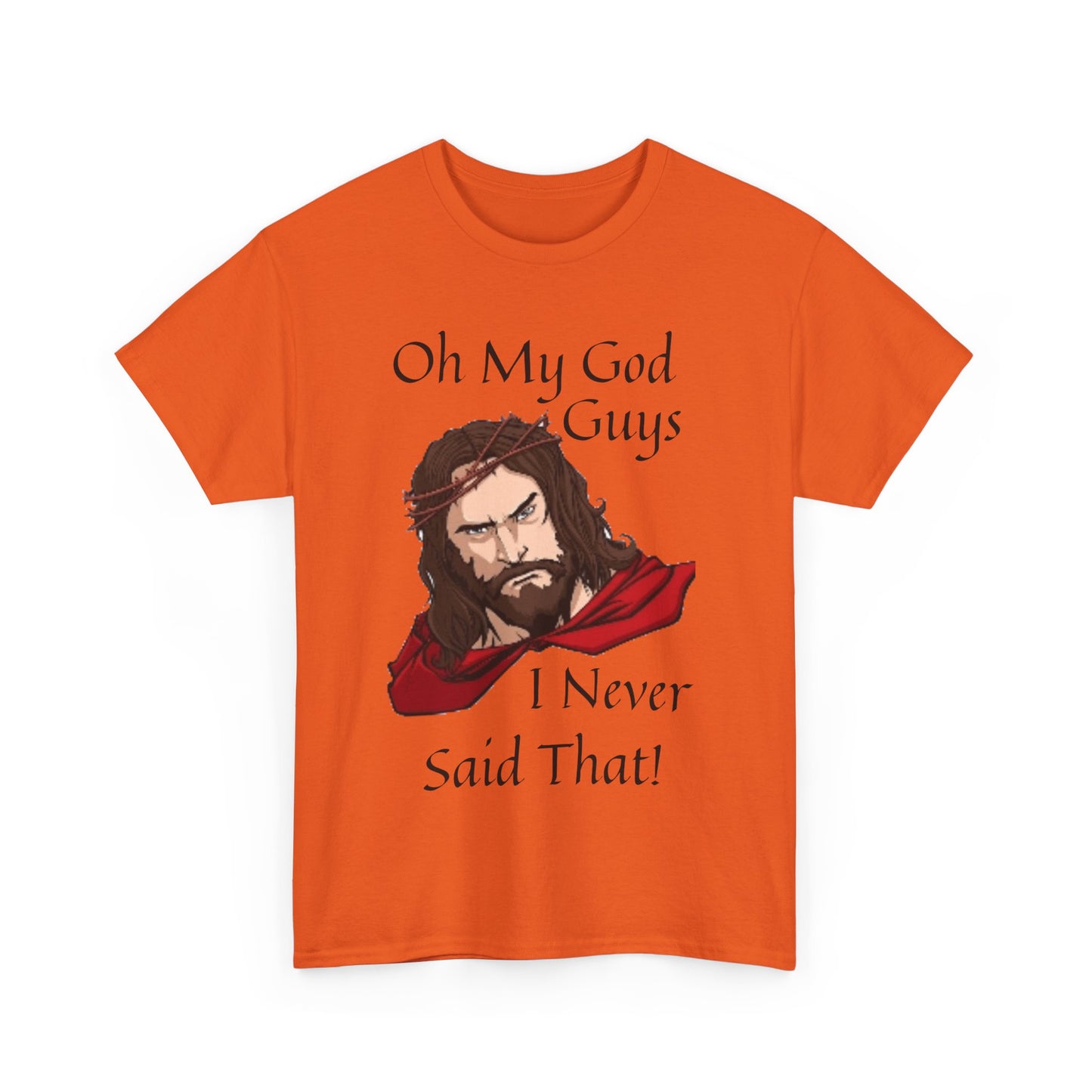 Oh My God - Unisex Heavy Cotton Tee - T-Shirts - Religious