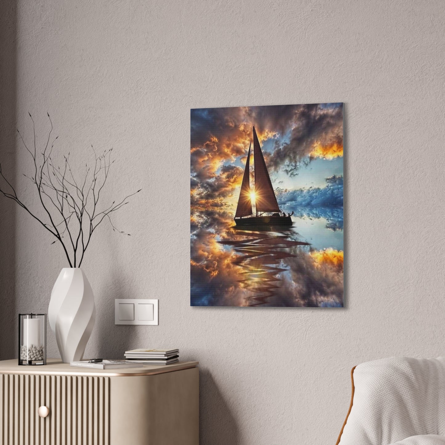 At Sea - Canvas Stretched, 0.75" - 2026 Wall Art - Scenes