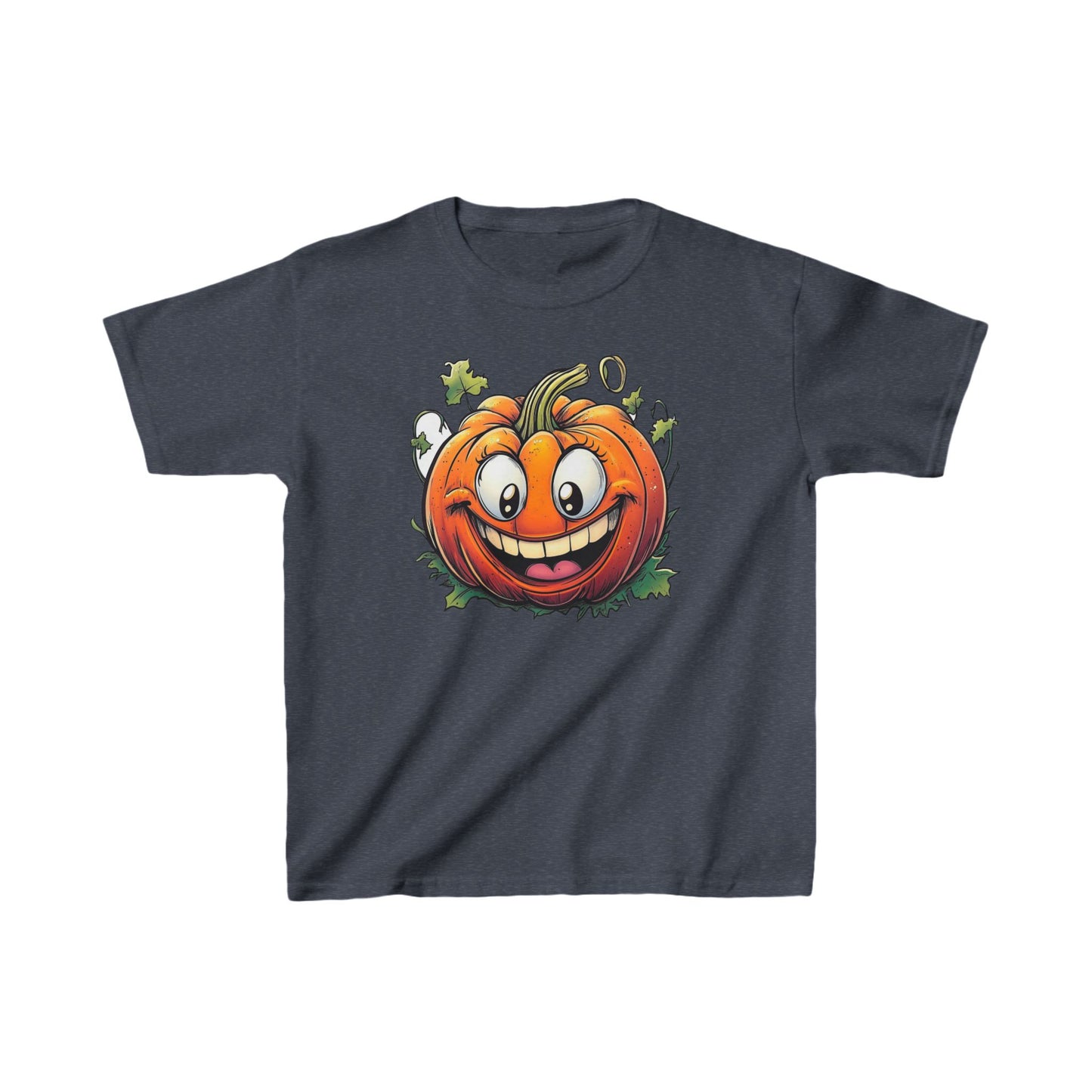 Kids - Happy Pumpkin -  Heavy Cotton™ T-Shirts