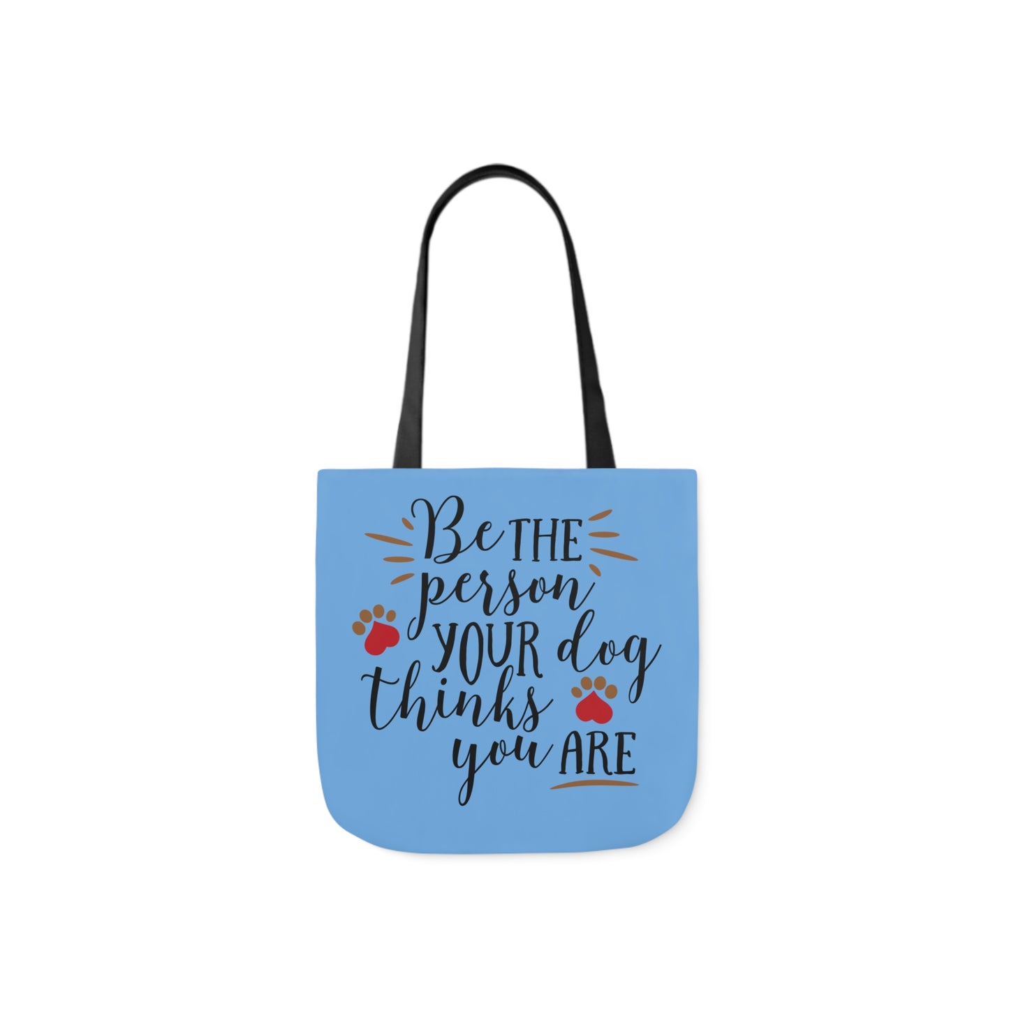 Be the Person - Canvas Tote Bag, 5-Color Straps