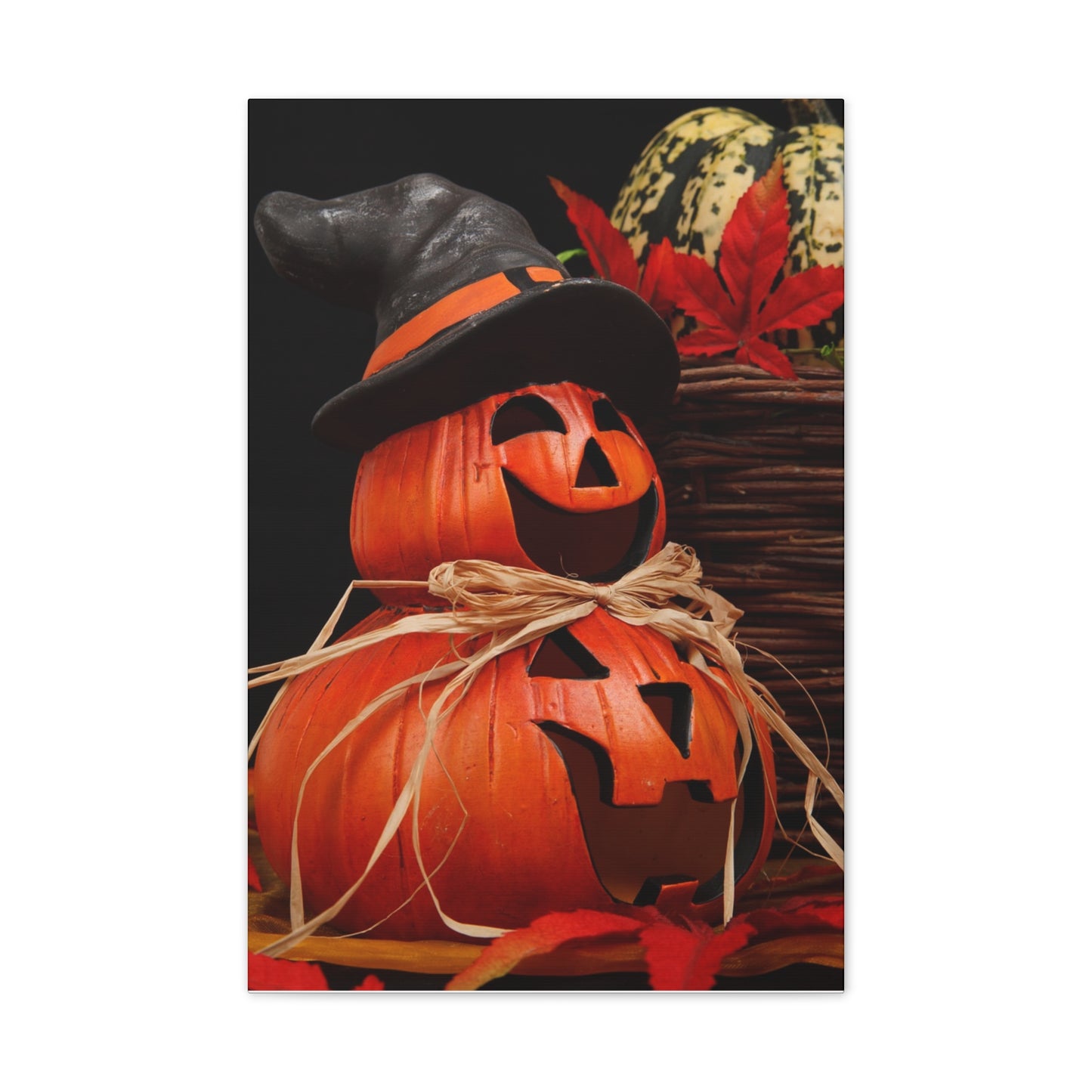 Pumpkins - Canvas Stretched, 0.75" - Halloween