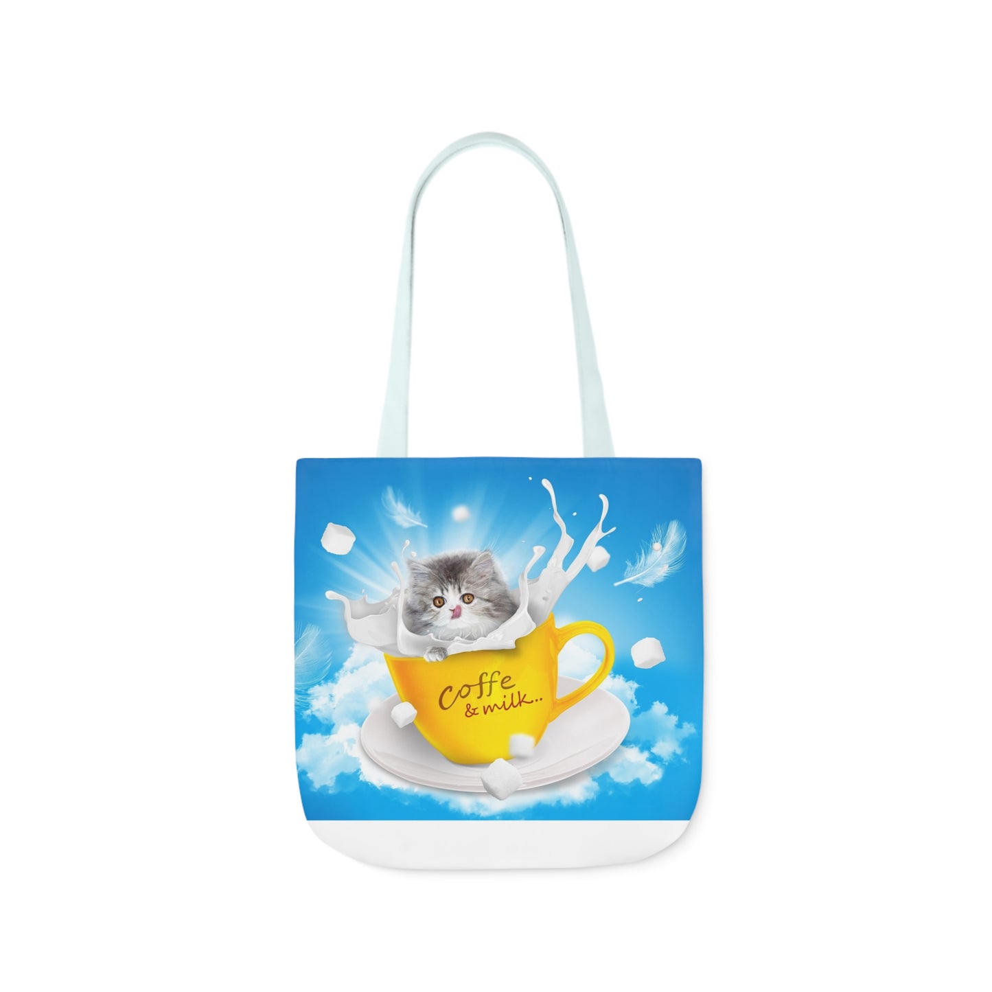 Milk - Canvas Tote Bag, 5-Color Straps