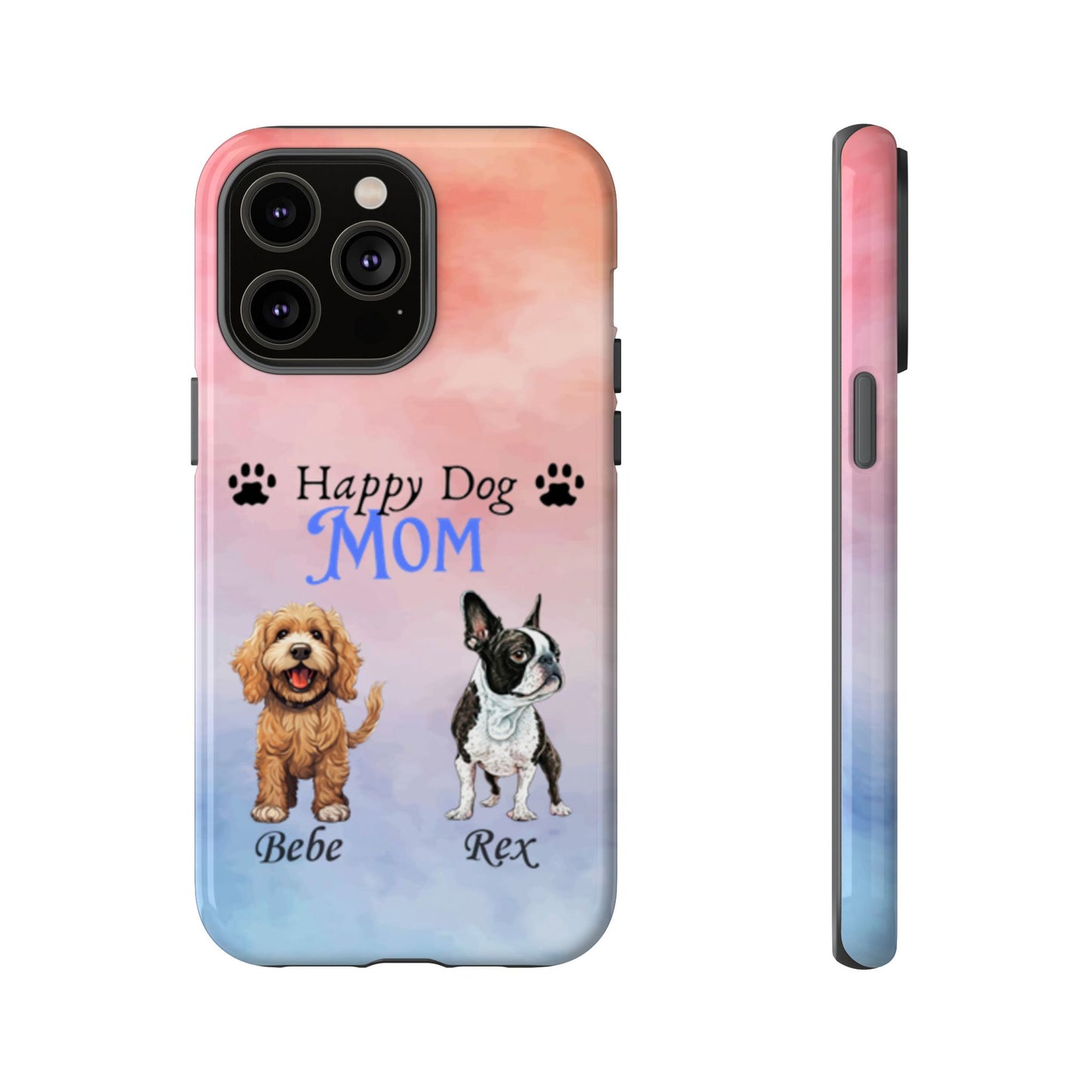 Dog Mom - Personalized - Whimsical Phone Cases - Mother's Day