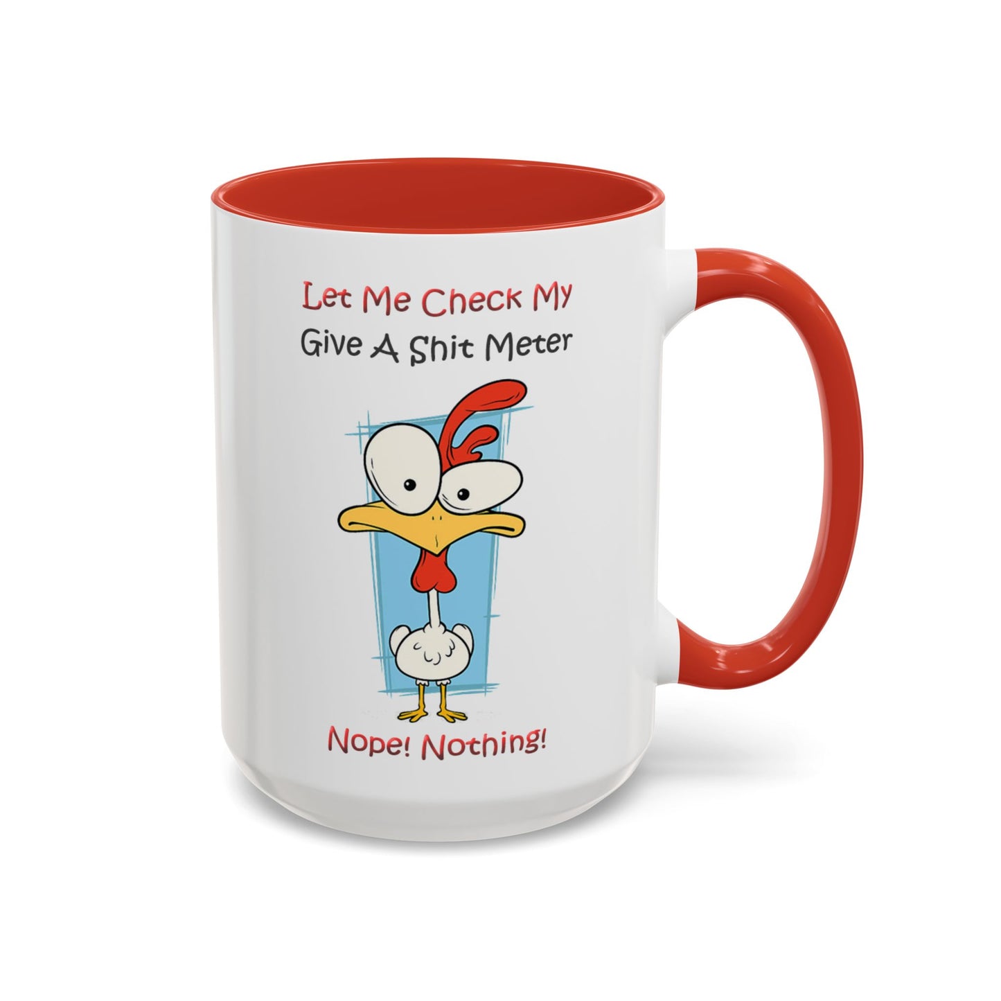 Let Me Check - Accent Coffee Mug (11, 15oz) Father's Day