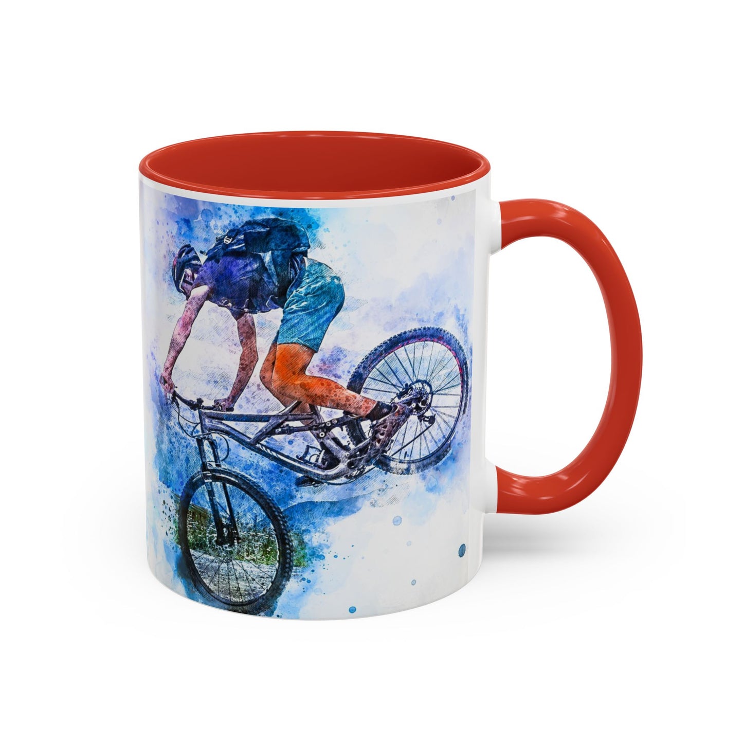 Mountain Bike - Accent Coffee Mug (11, 15oz)