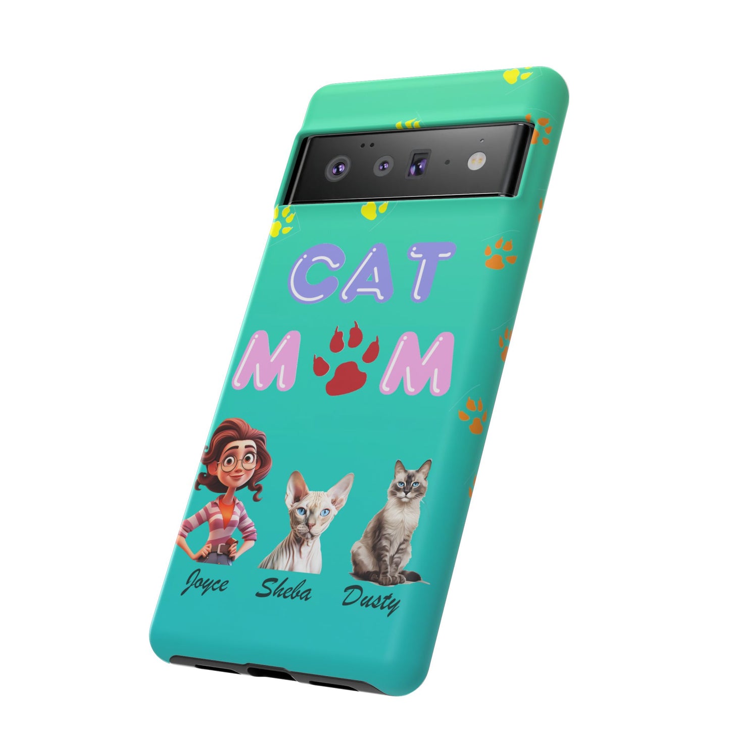 Cat Mom - Tough Cases - Mother's Day - Whimsical