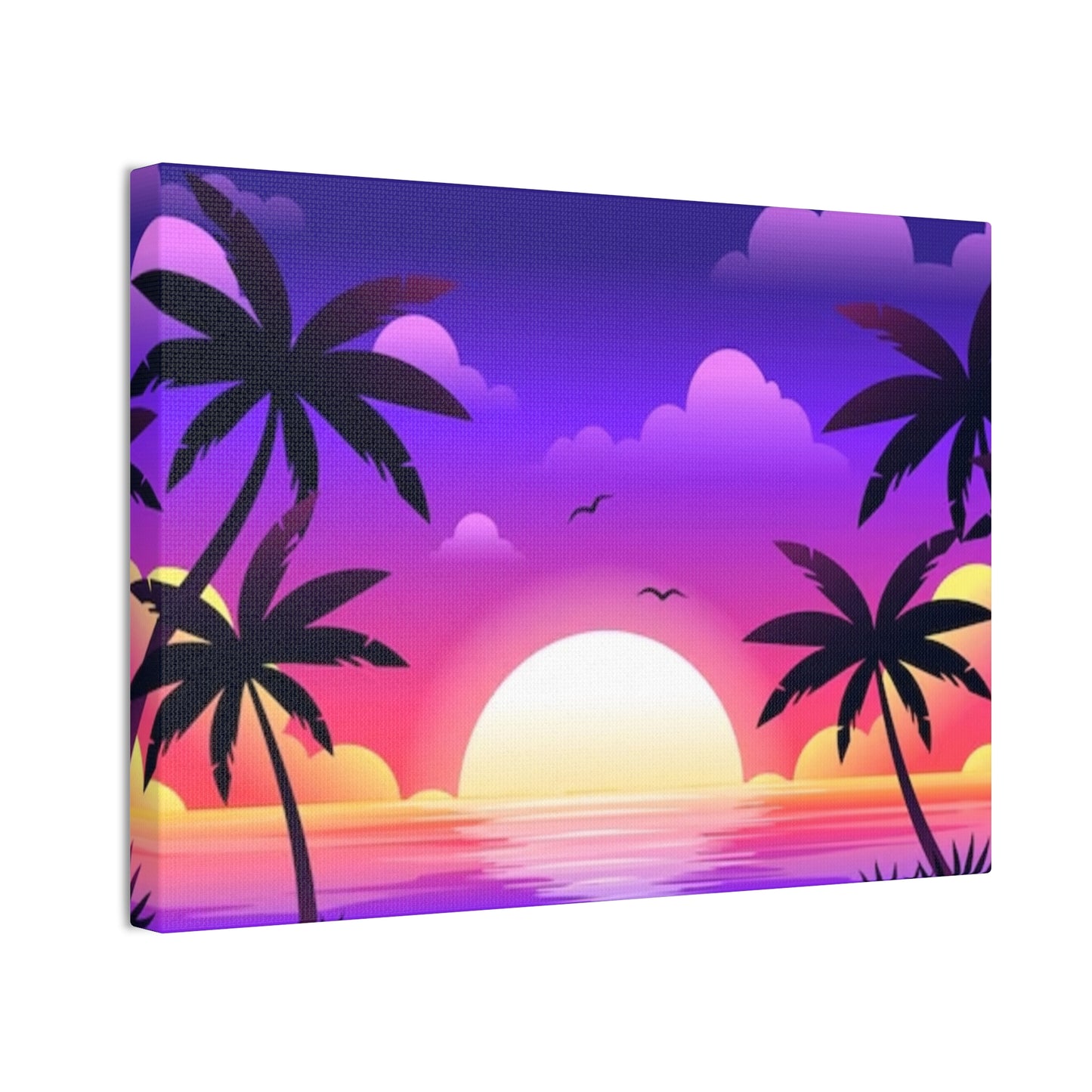 Island Sunset - Canvas Stretched, 0.75"