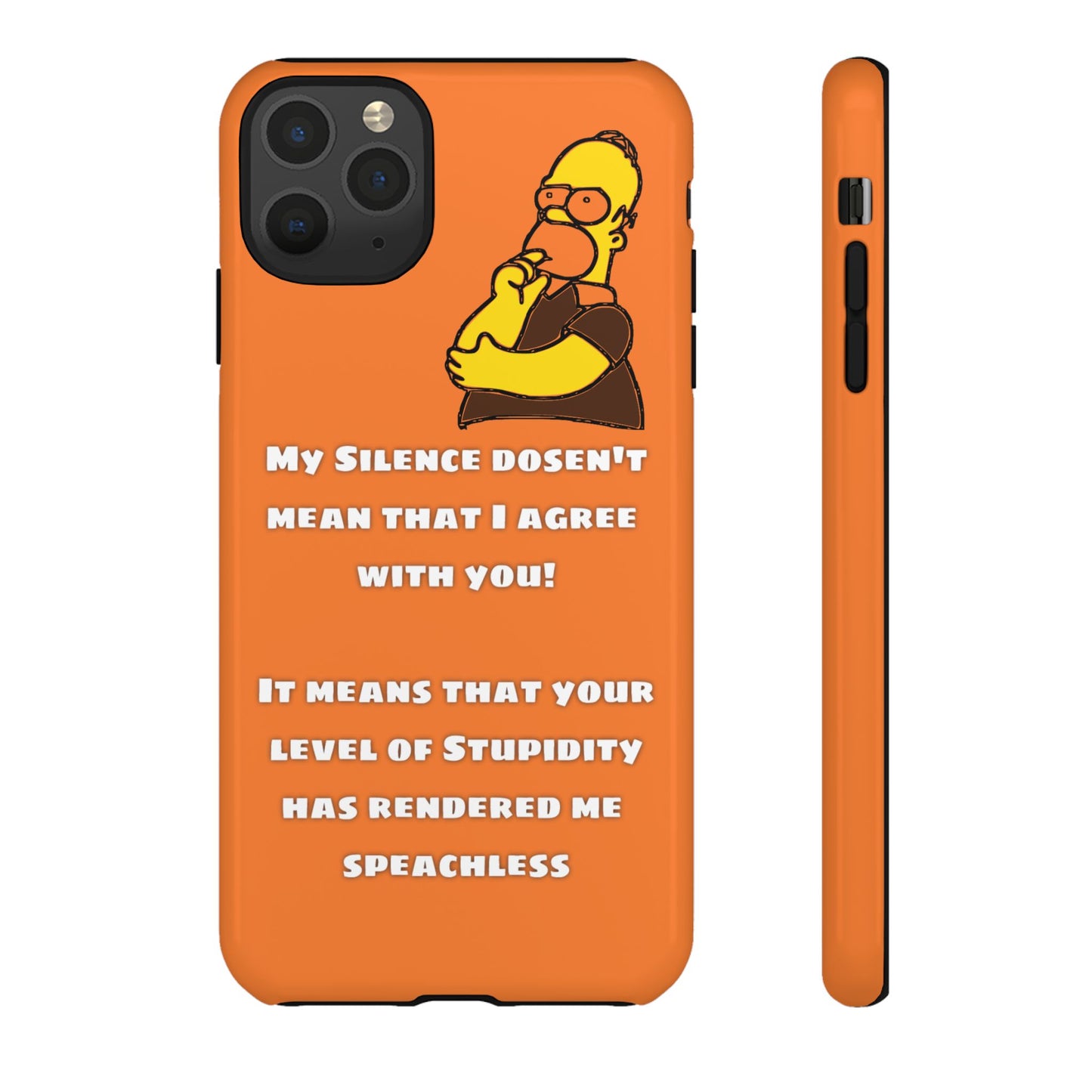 My Silence - Tough Cases - Whimsical Phone Cases