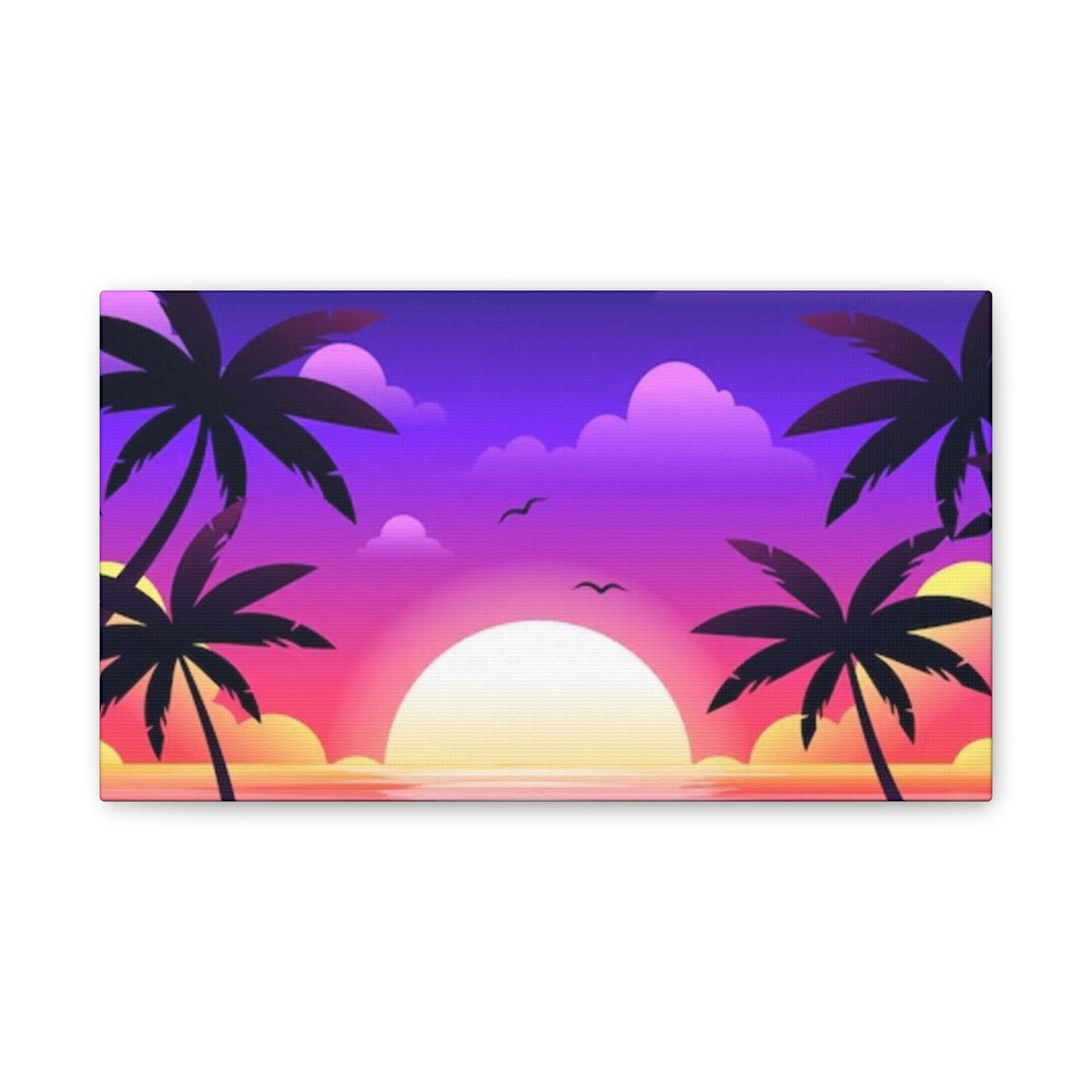 Island Sunset - Canvas Stretched, 0.75"