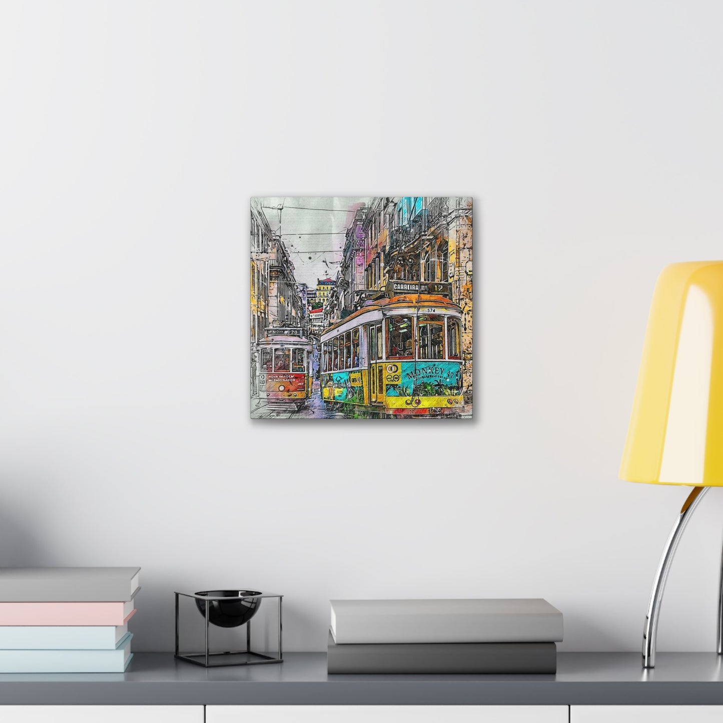 Street Cars - Canvas Stretched, 0.75"