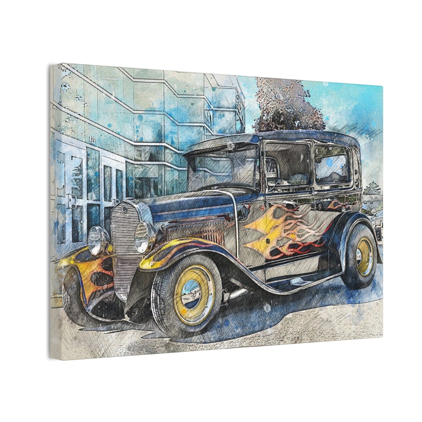 Coupe - Canvas Stretched, 0.75" - Father's Day