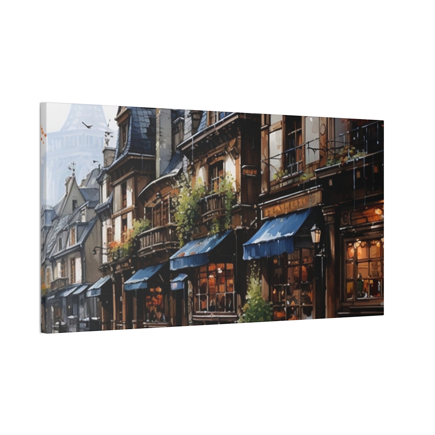 Store Fronts - Canvas Stretched, 0.75"