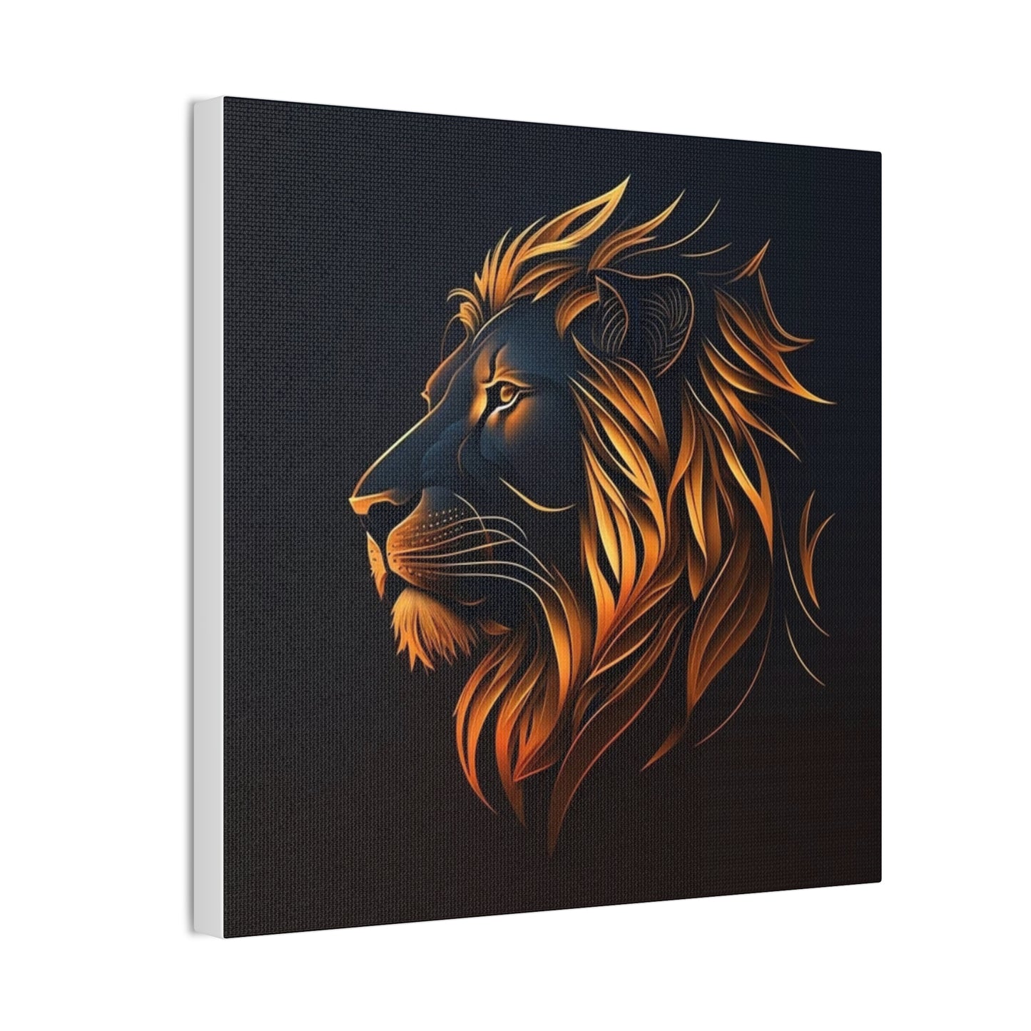 Lion - Canvas Stretched, 0.75"