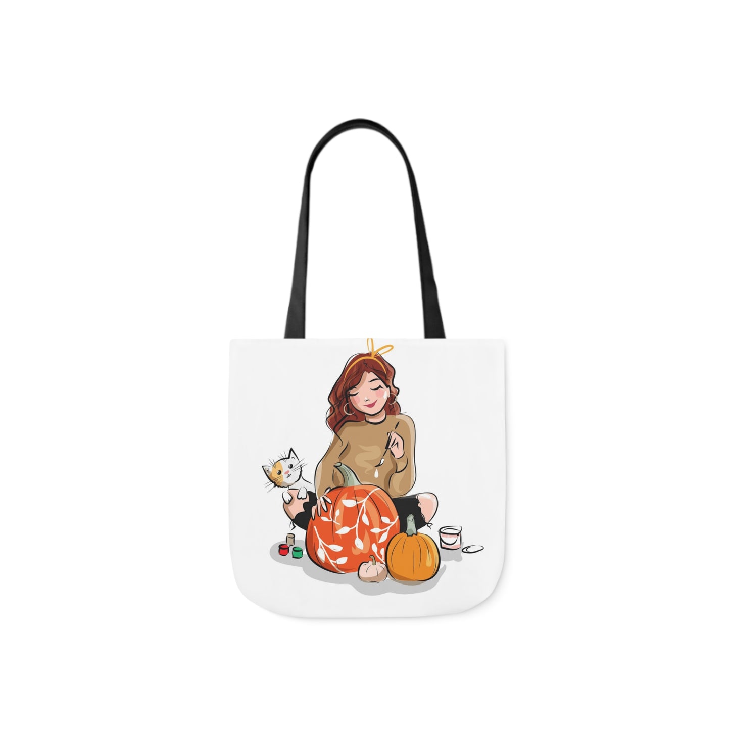 Painting - Canvas Tote Bag, 5-Color Straps