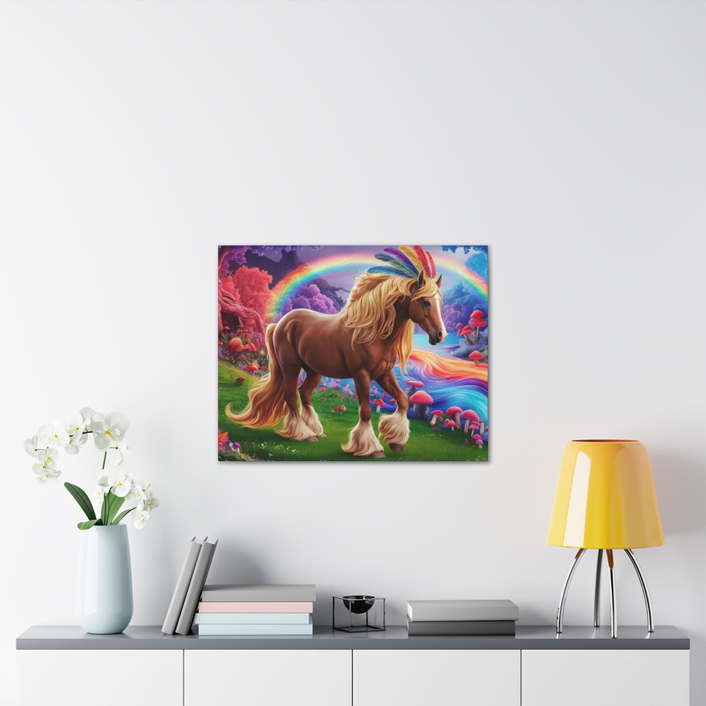 Colorful Horse - Canvas Stretched, 0.75"