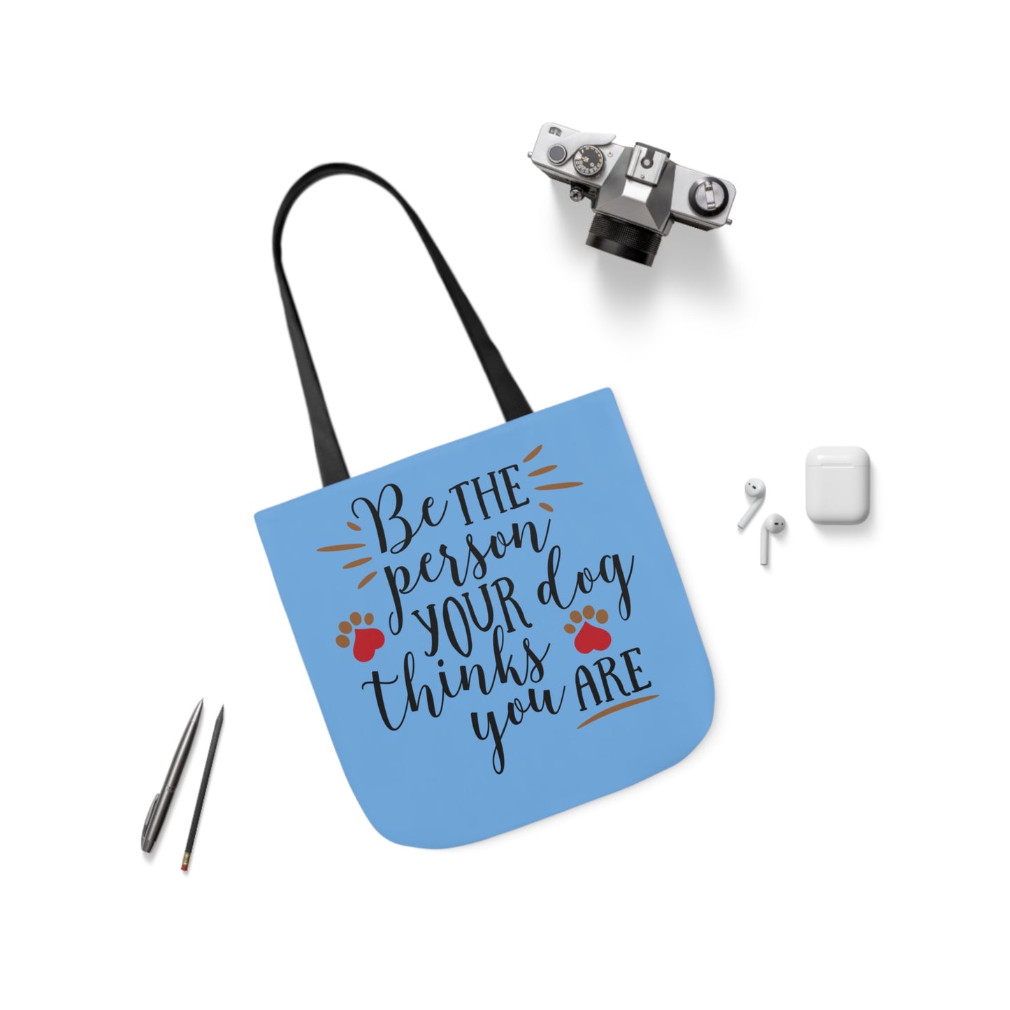 Be the Person - Canvas Tote Bag, 5-Color Straps