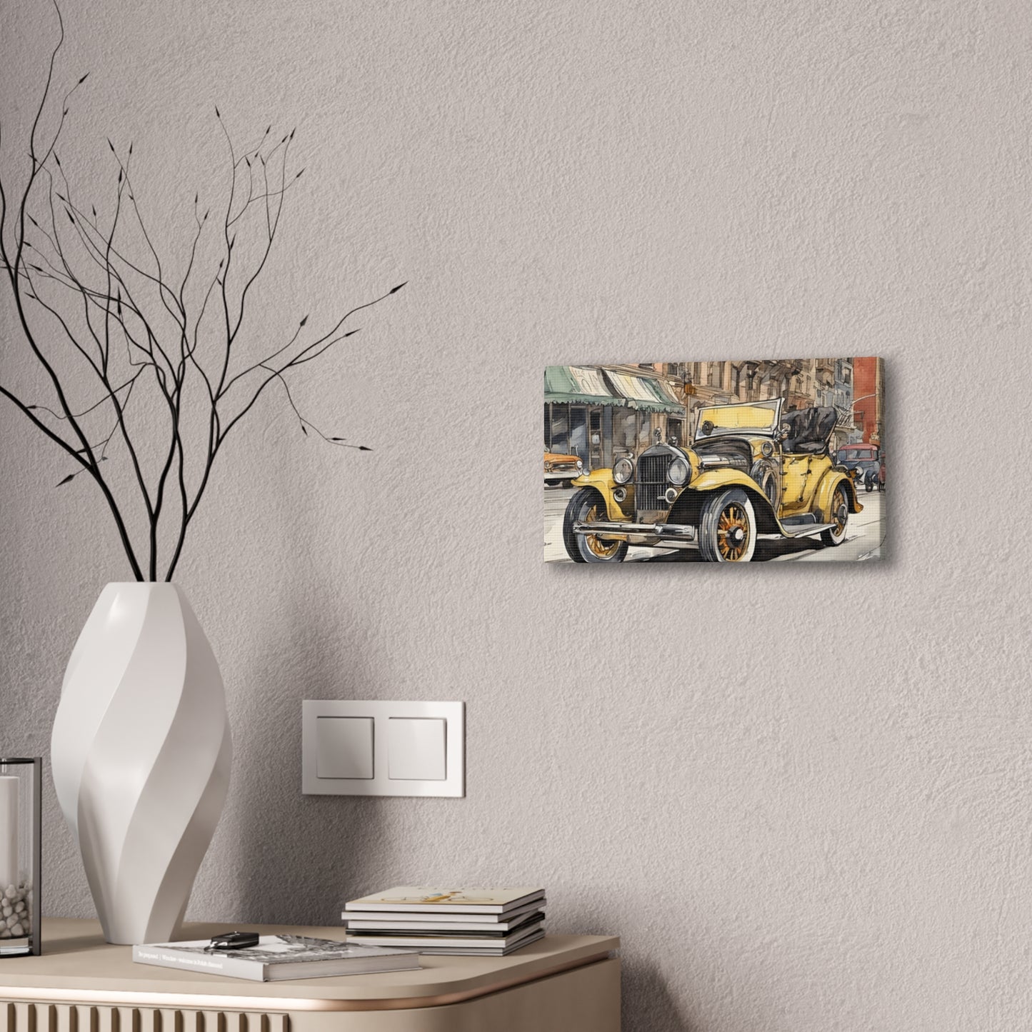 Antique Car - Canvas Stretched, 0.75" - Father's Day