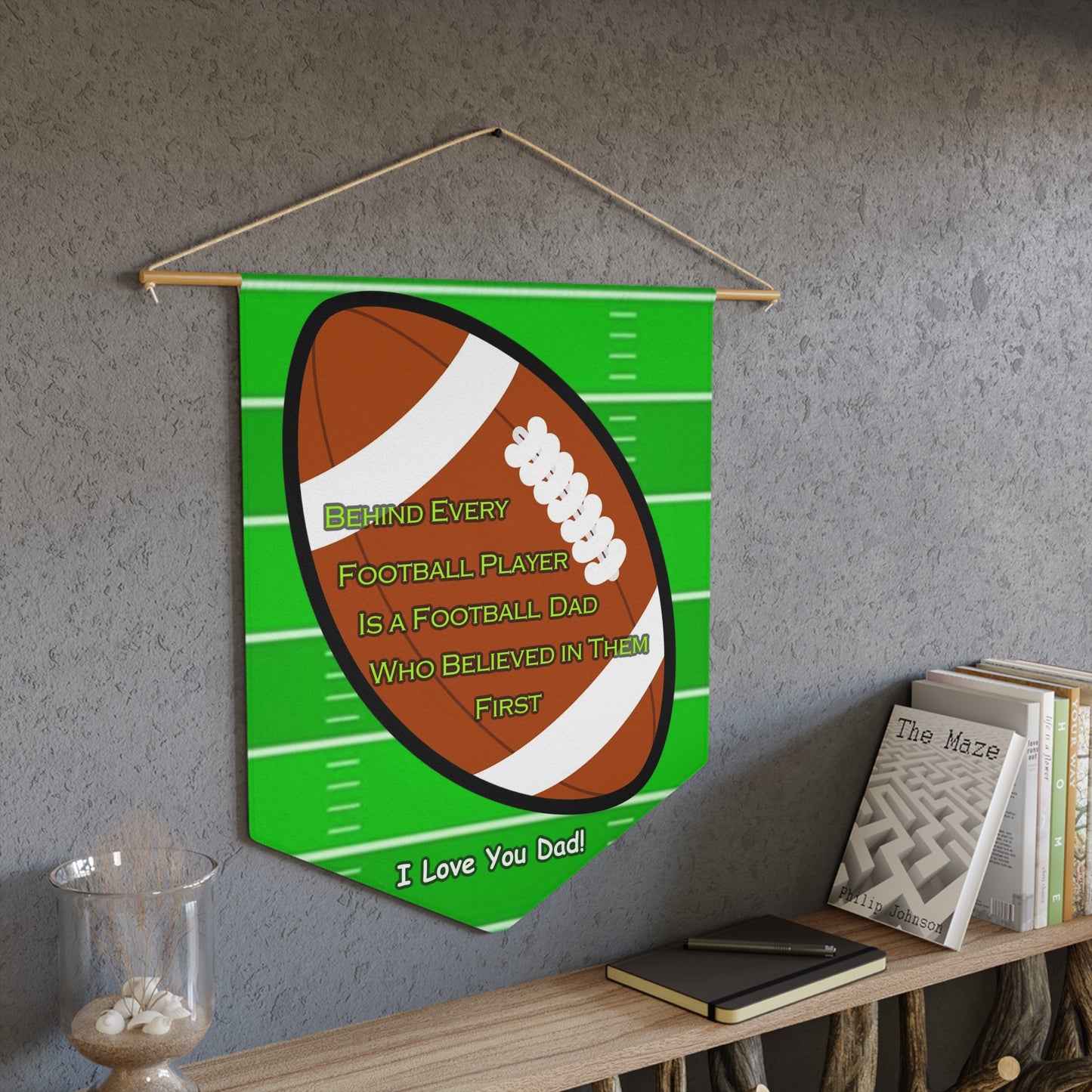 Football Dad - Pennant - Father's Day