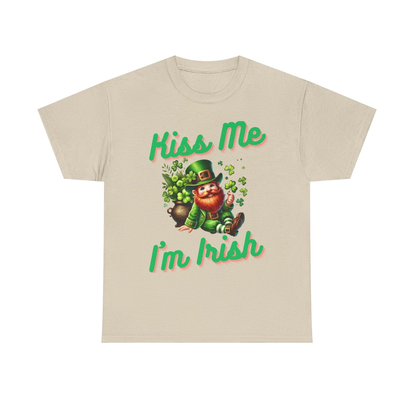 Kiss Me I'm Irish - Unisex Heavy Cotton Tee - St. Patrick's Day - T-Shirts