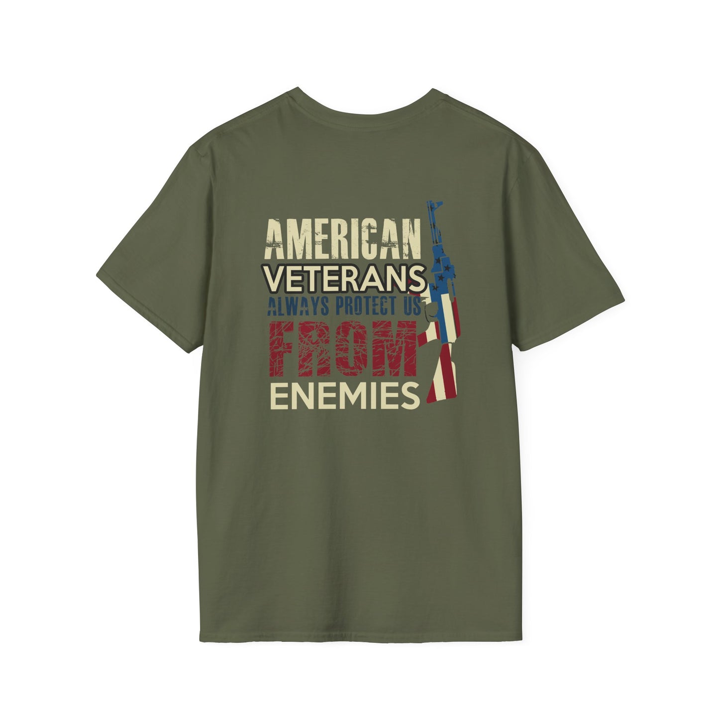 Military - Veteran - Unisex Softstyle T-Shirt