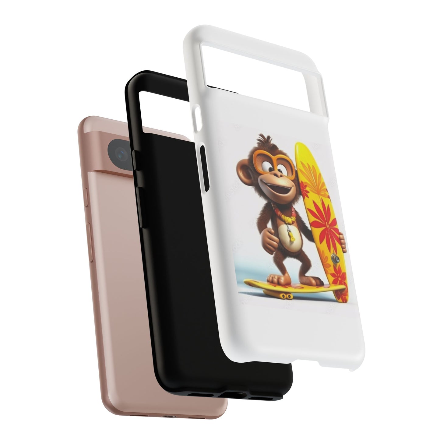 Surfer Monkey -Tough Whimsical Phone Cases