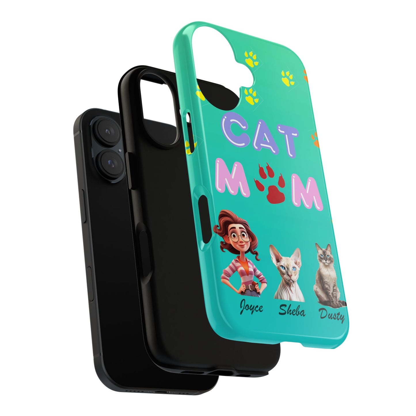 Cat Mom - Tough Cases - Mother's Day - Whimsical