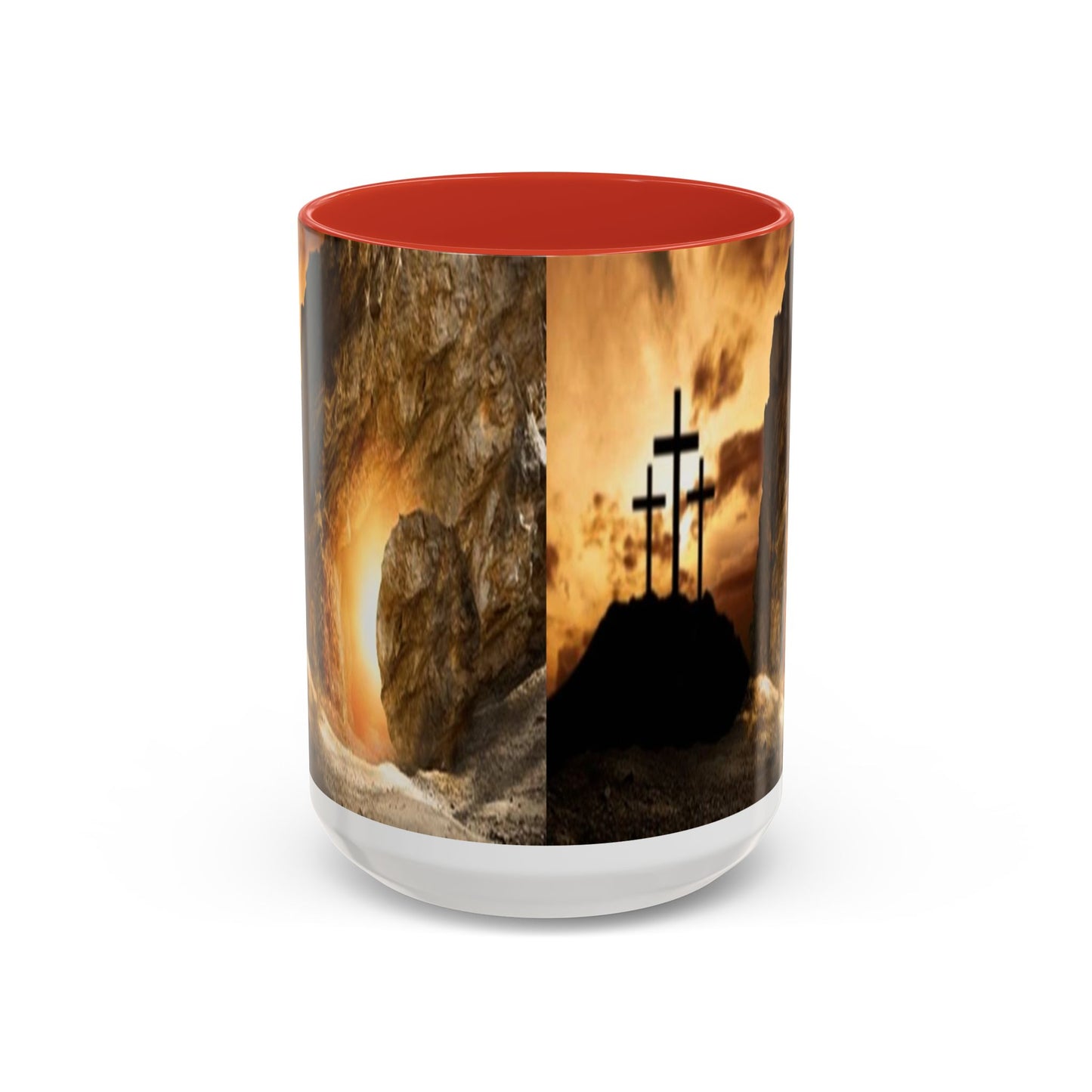 He is Risen -Accent Coffee Mug (11, 15oz) - Easter - Mother's Day - Father's Day