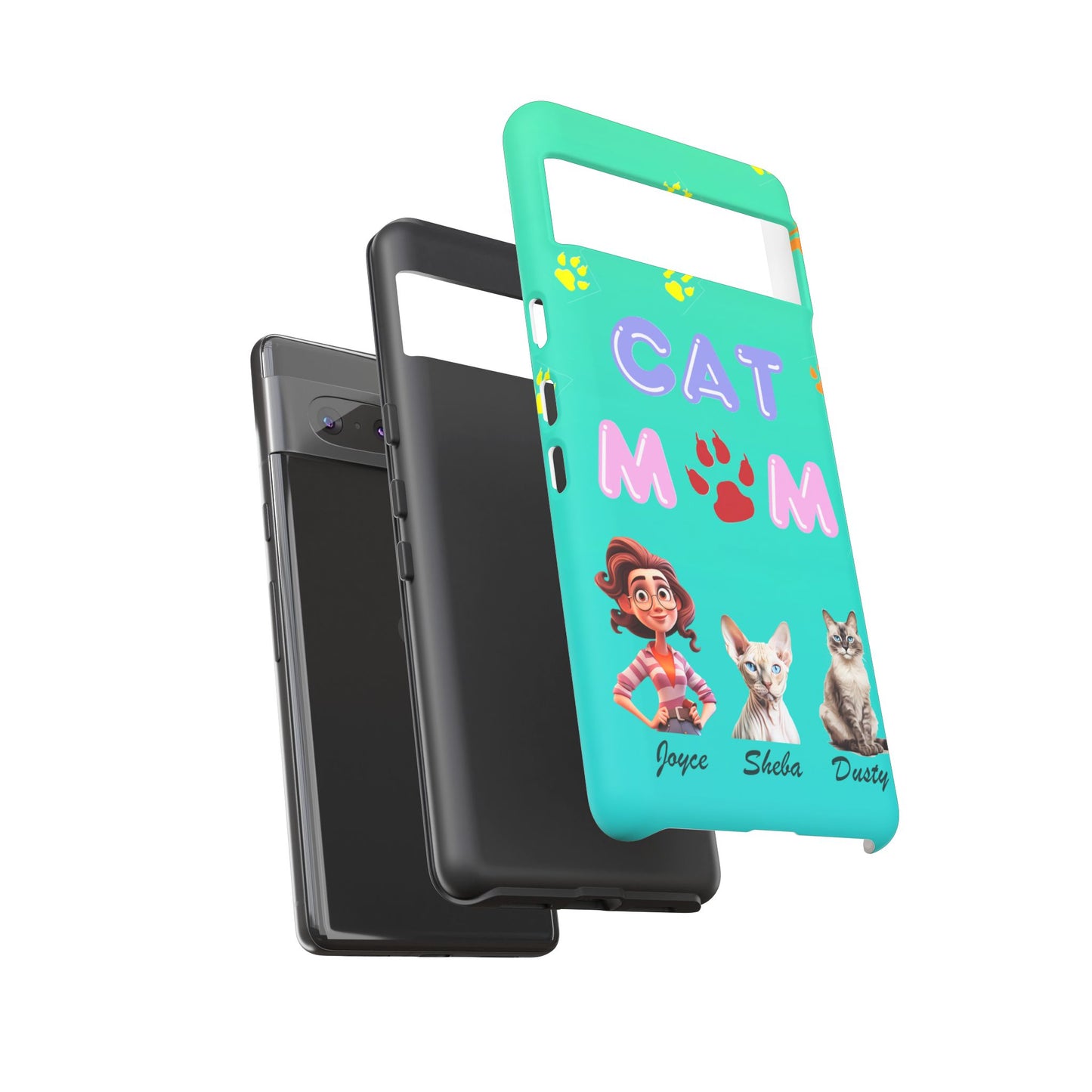 Cat Mom - Tough Cases - Mother's Day - Whimsical